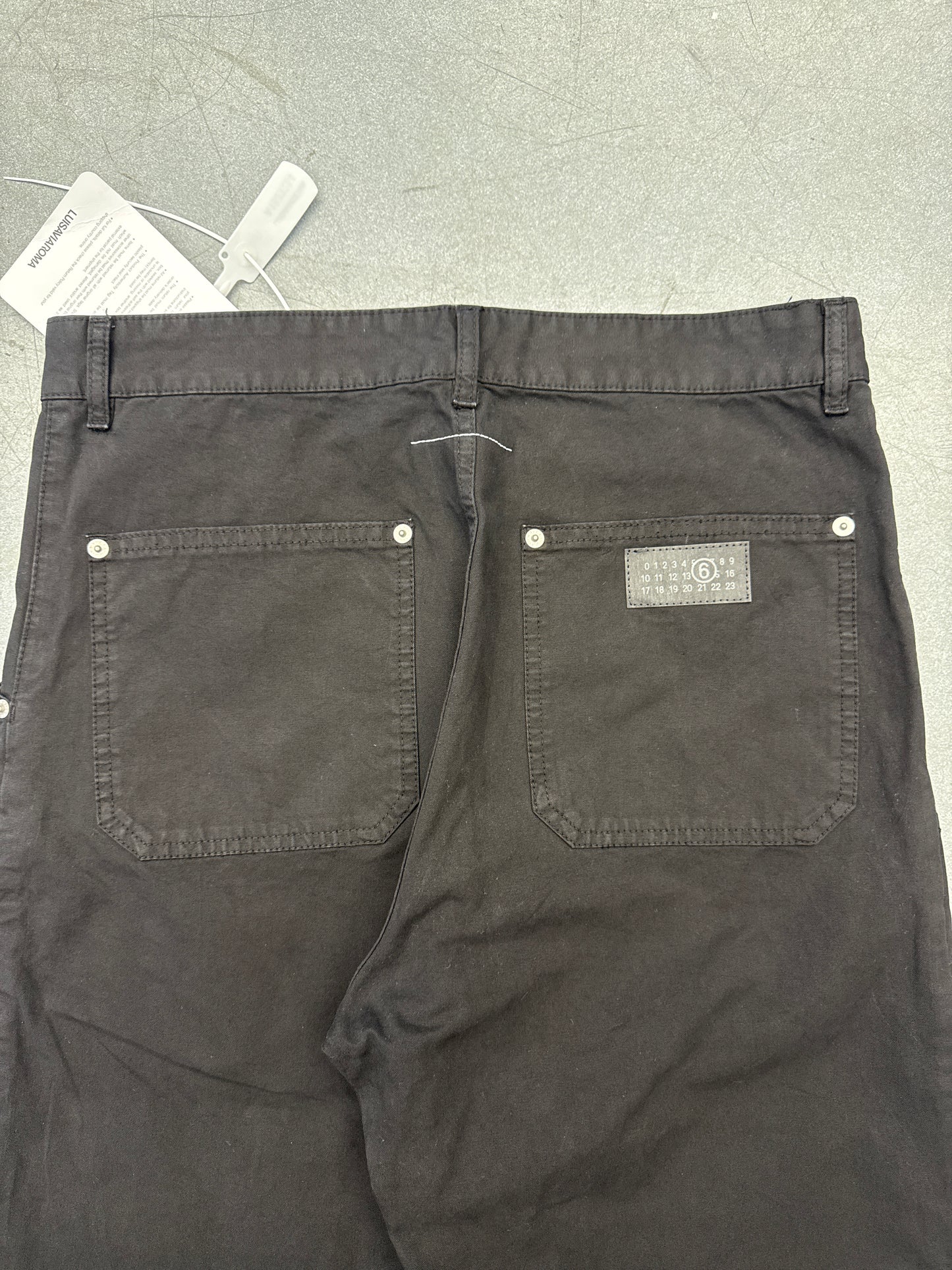 MAISON MARGIELA MM6 5 POCKET DOUBLE KNEE UTILITY PANTS
