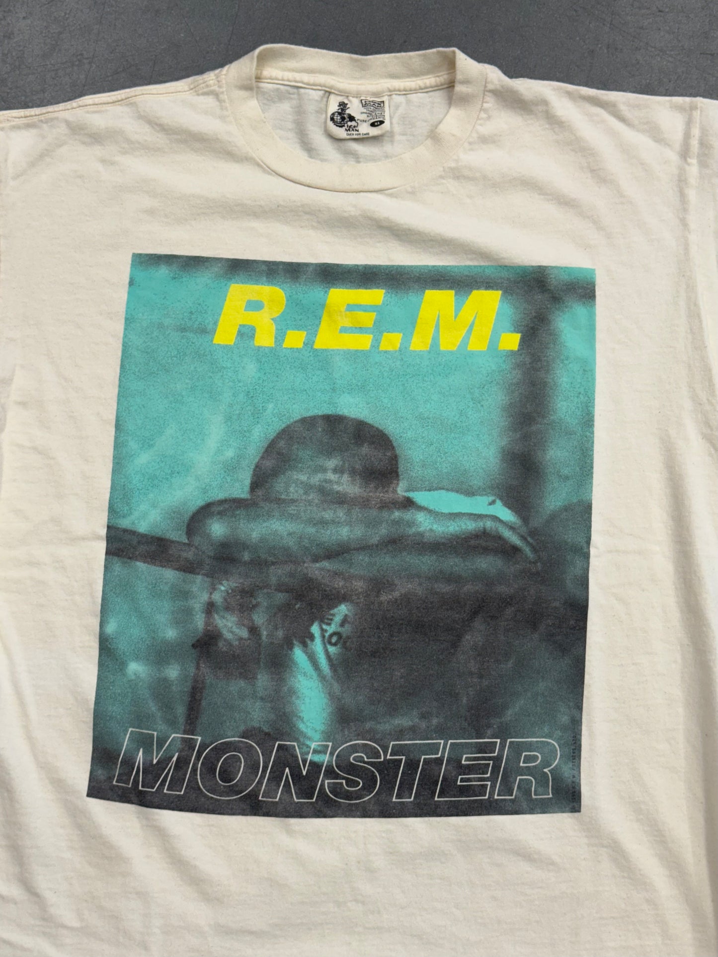 1995 R.E.M. MONSTER WORLD TOUR TEE (NICE MAN TAG)