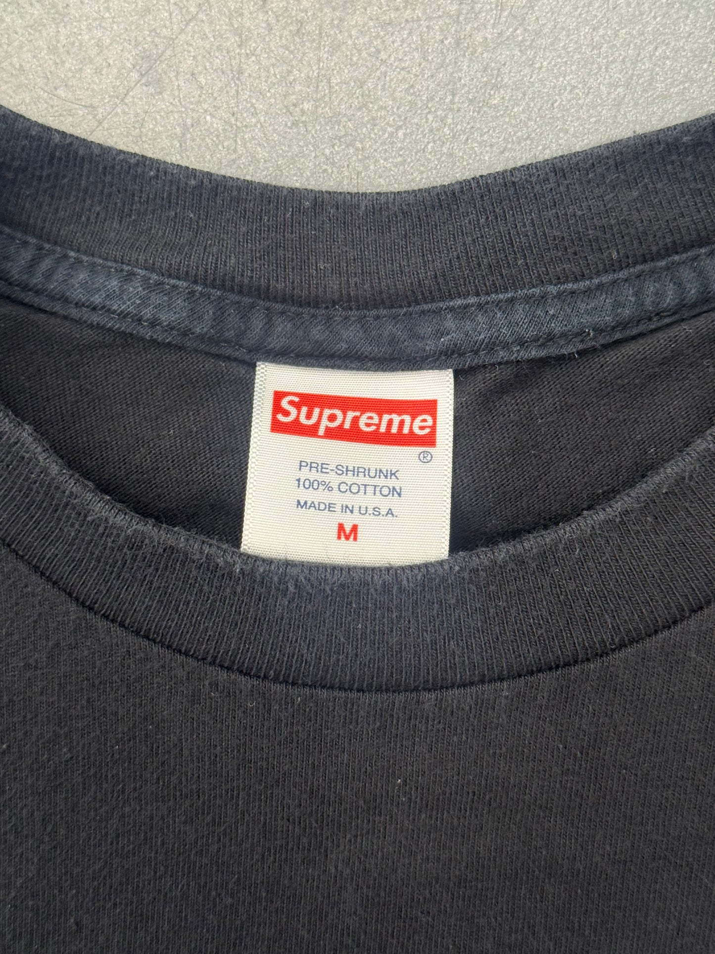 SS20 SUPREME AUTOMOBILI LAMBORGHINI TEE - BLACK
