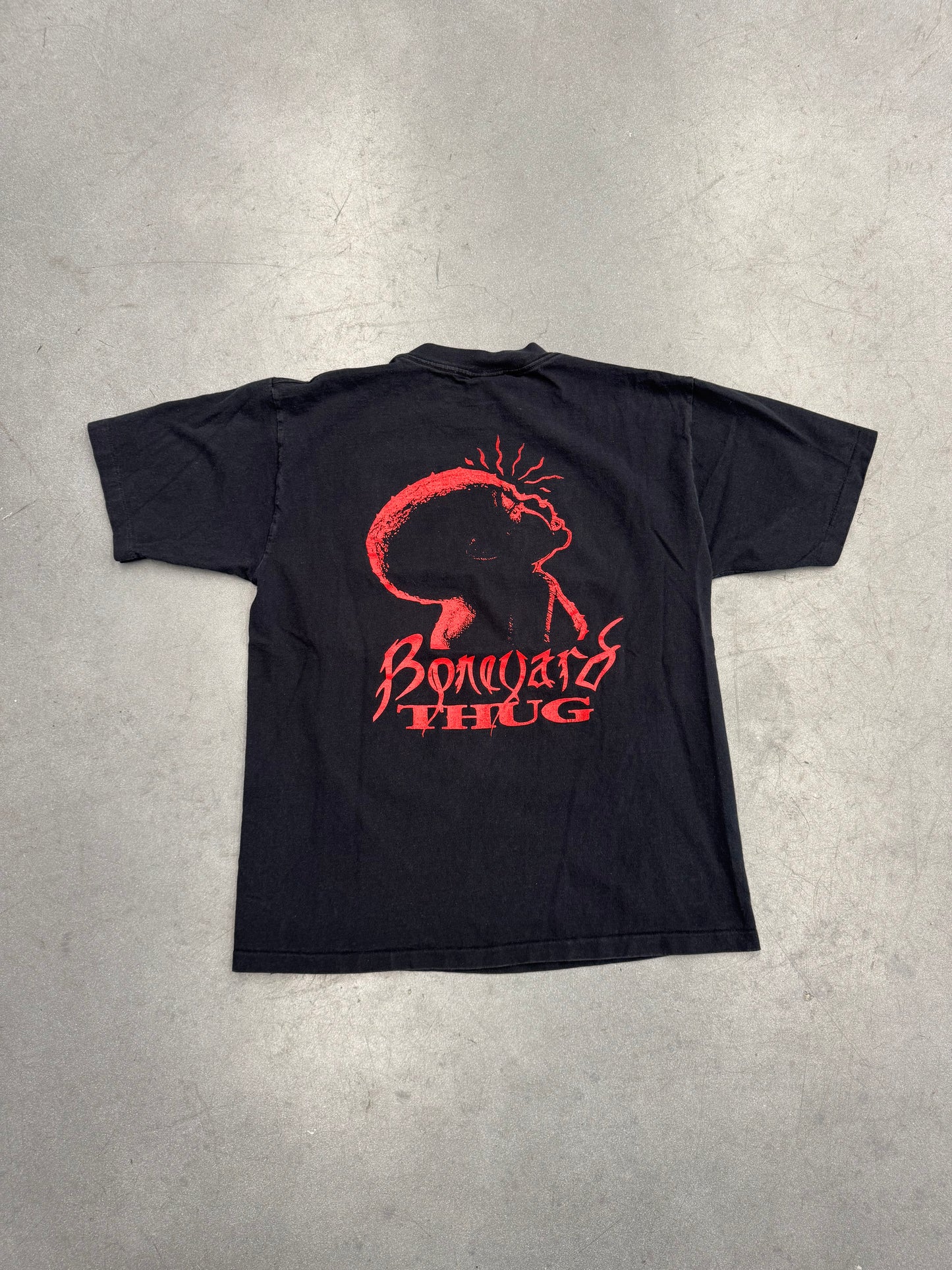 90S BONEYARD THUG "MARVEL CAN SUCK MY COCK" TEE (ALL SPORT TAG)
