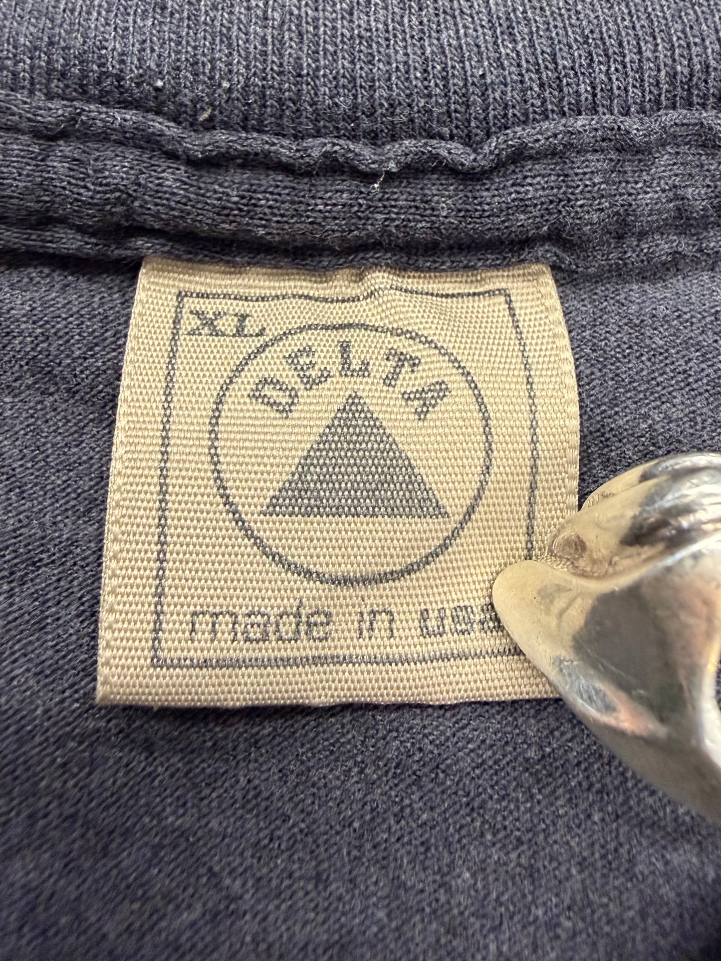 1992 3D EMBLEM BAD TO THE BONE TRUCKERS ONLY WILMINGTON 76 WILMINGTON, N.C. TEE (DELTA TAG)