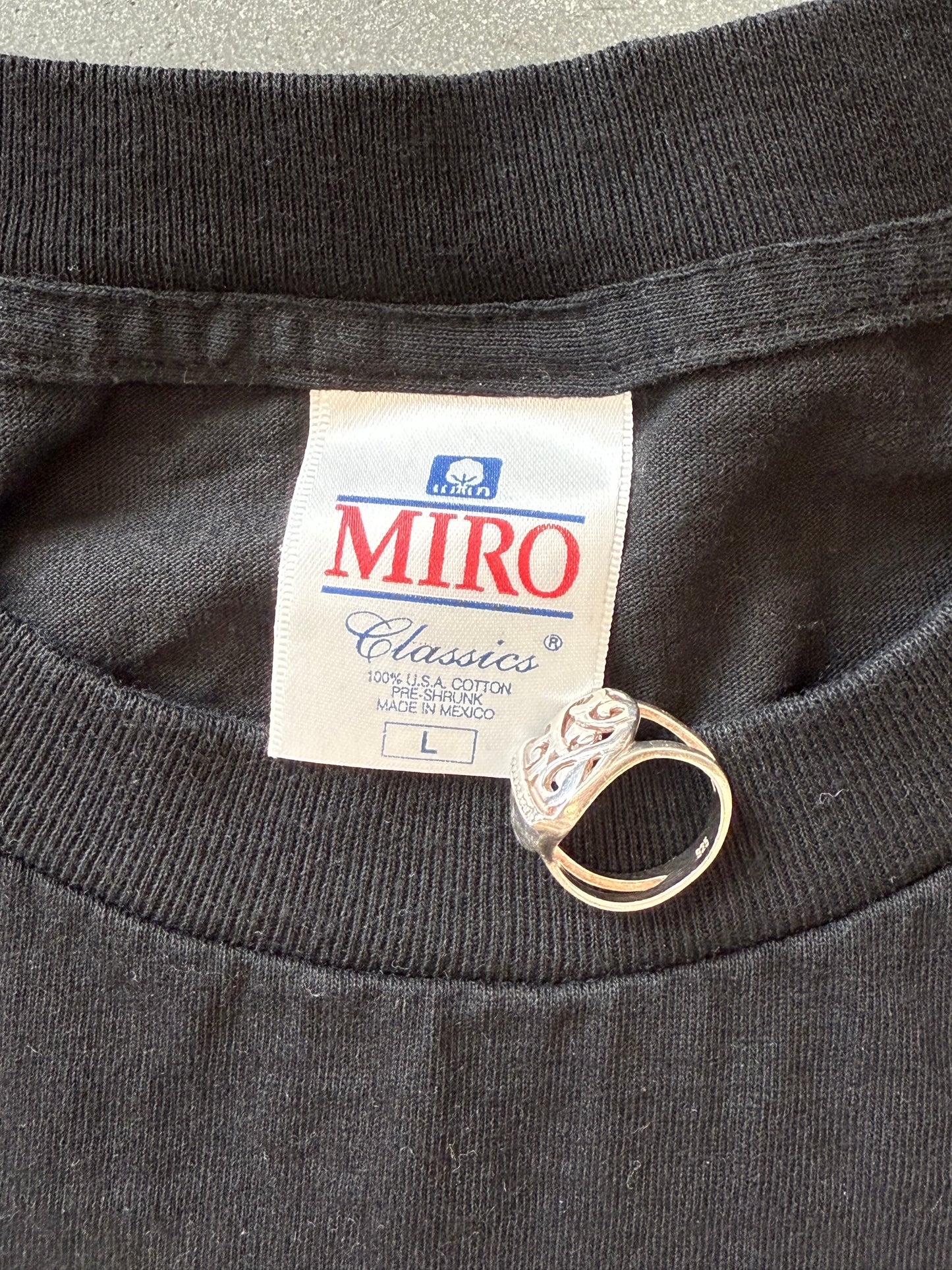 1996 MMM MILLION MAN MARCH UNITED NATIONS ONE IN A MILLION RAP TEE (MIRO TAG)