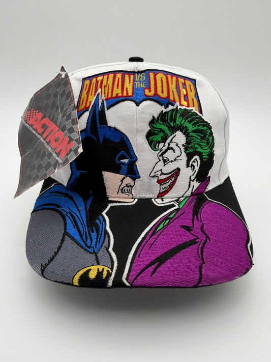 1998 BATMAN VS. JOKER SHOWDOWN AT CHARLOTTE RARE NASCAR SNAPBACK HAT NEW WITH TAGS