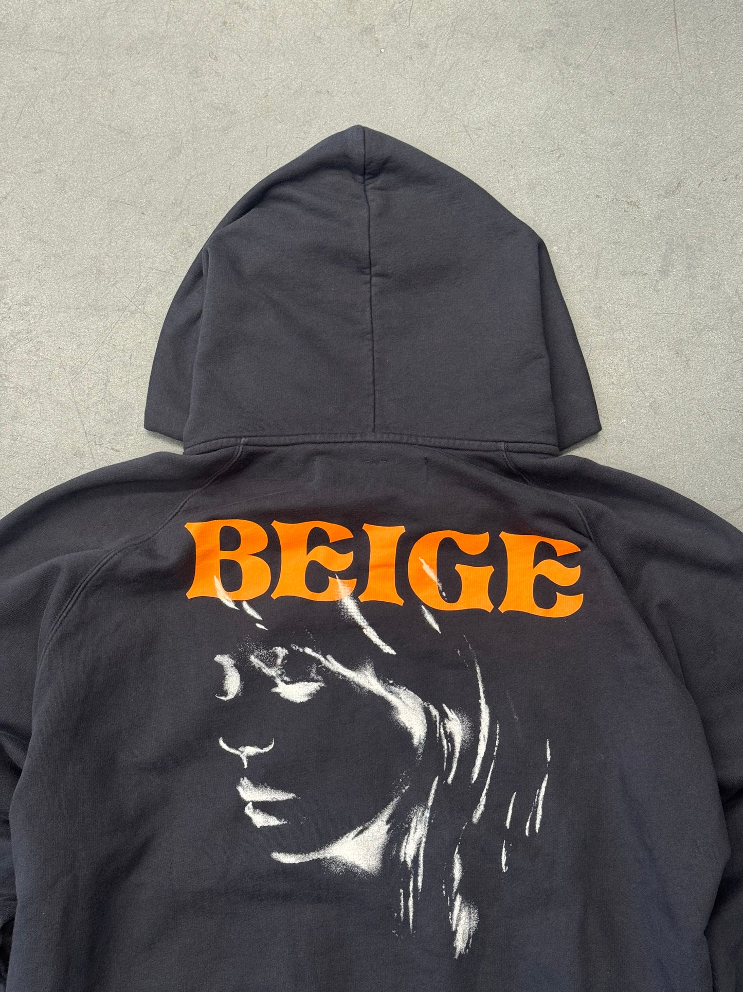 FW19 OFF-WHITE VIRGIL ABLOH PORTRAIT FACE DOUBLE ZIP HOODIE
