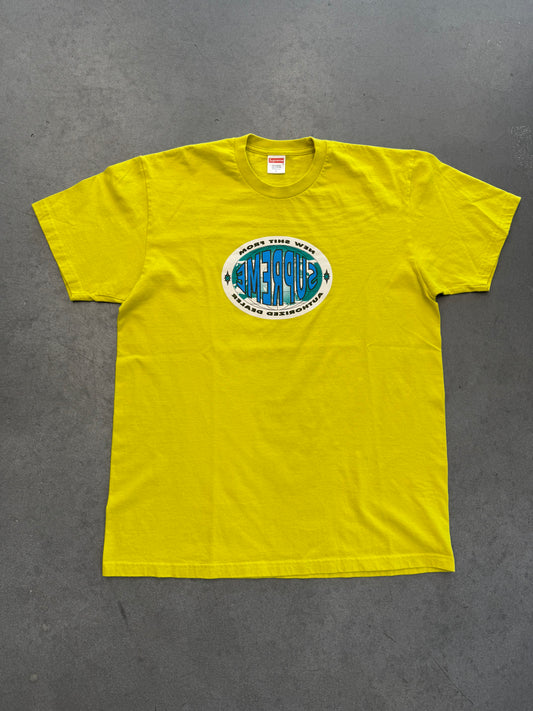 FW19 SUPREME NEW SHIT TEE - SULFUR YELLOW