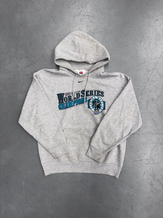 2003 NIKE FLORIDA MARLINS WORLD SERIES CHAMPIONS CENTER SWOOSH HOODIE (NIKE TEAM TAG)