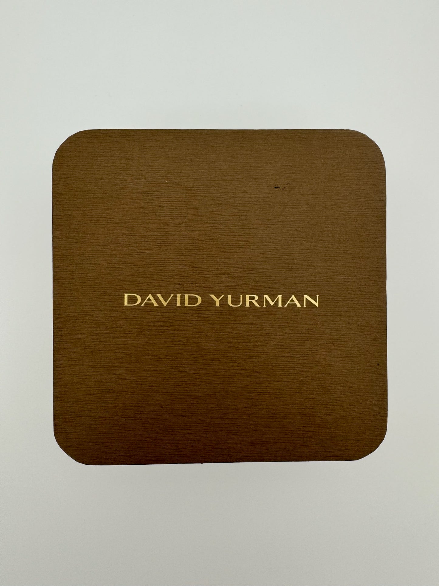 DAVID YURMAN TWO-TONE DOME HINGED CUFF SILVER/14K GOLD BRACELET (58.3 GRAMS)