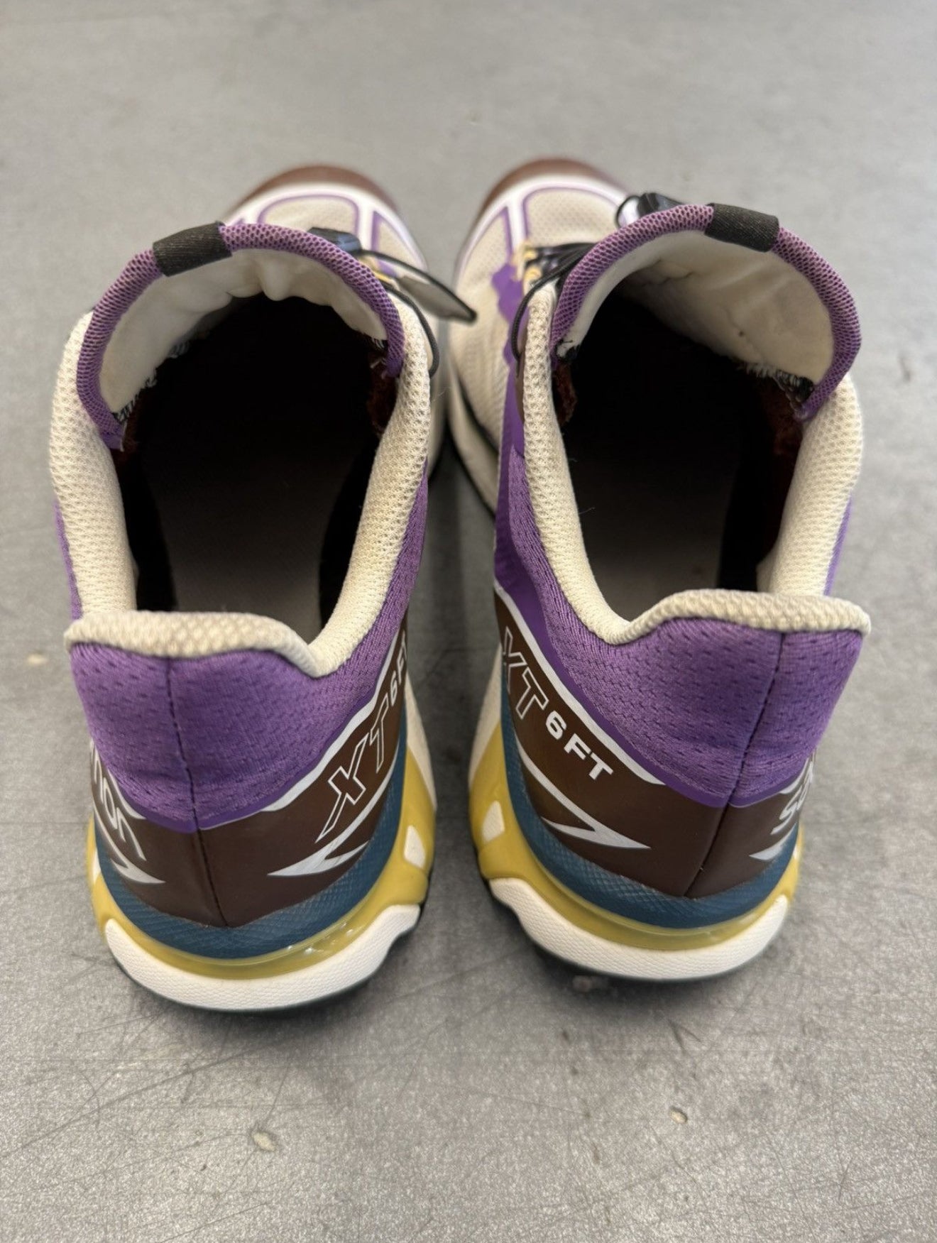 SIZE 12 SALOMON XT-6 FT ROYAL LILAC CHOCOLATE FONDANT (PRE-OWNED NO BOX)