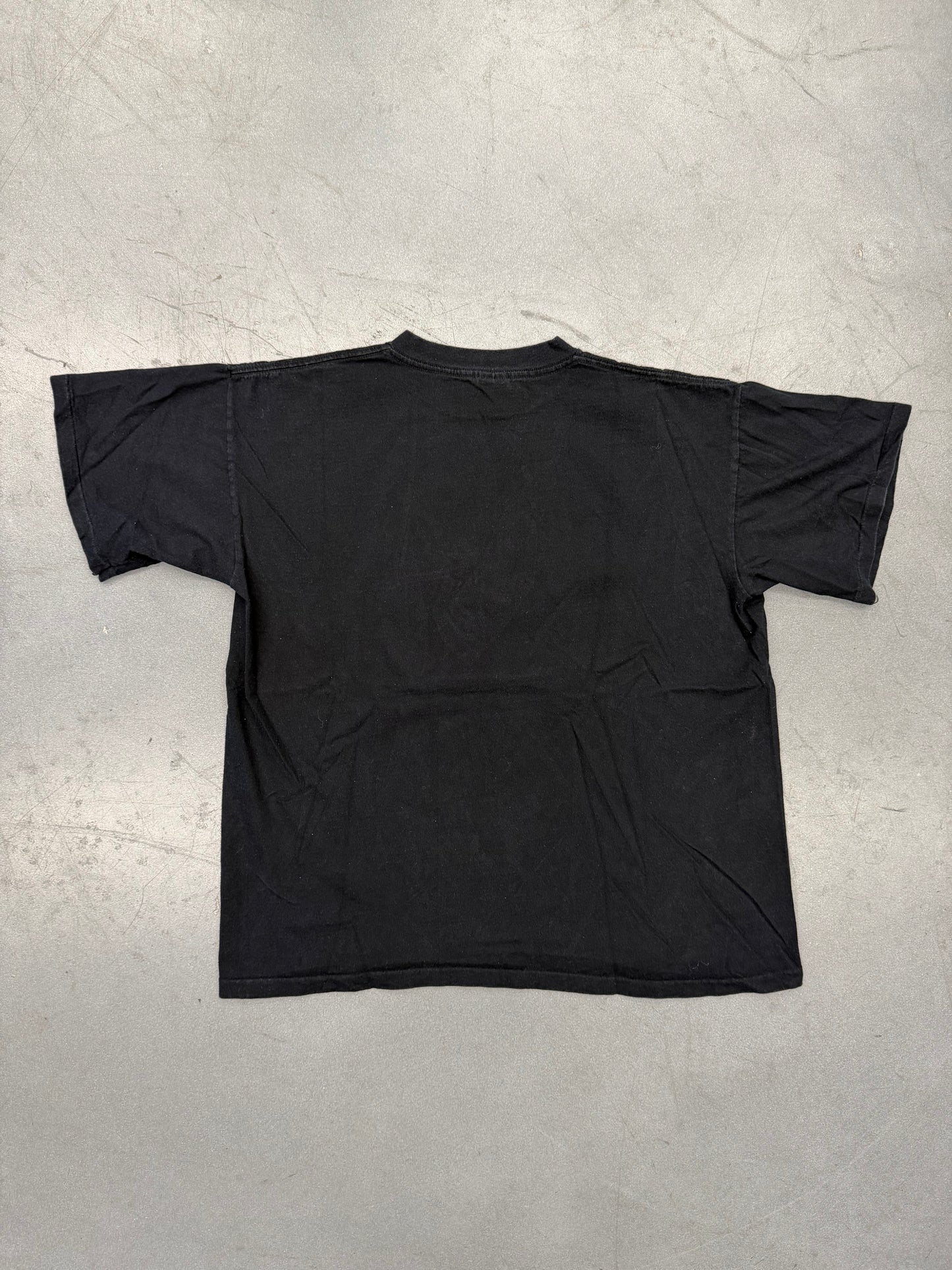 1990 RAIDERS BLACK REIGN TEE (SALEM SPORTSWEAR TAG)