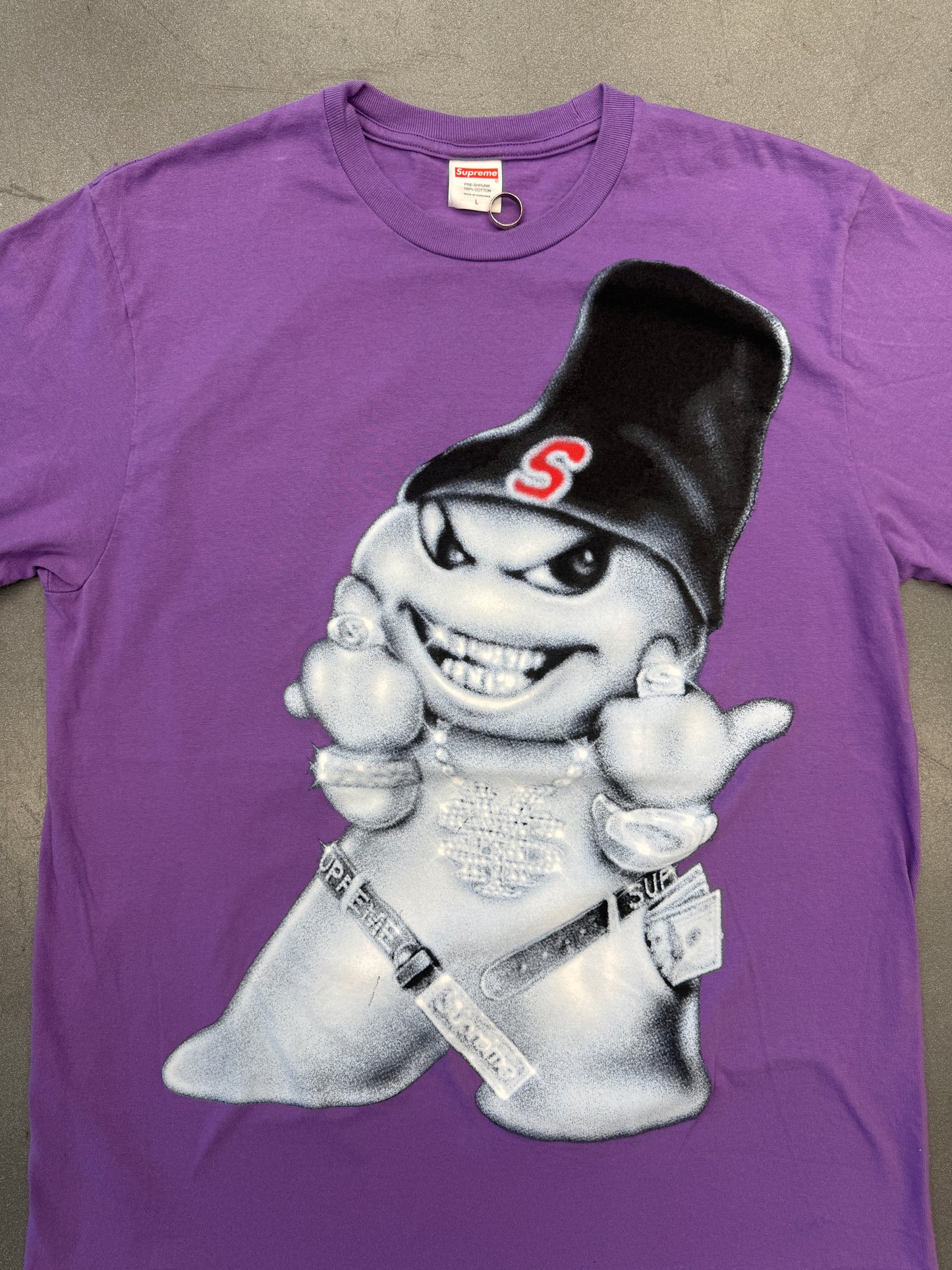FW25 SUPREME SNOWMAN TEE - PURPLE