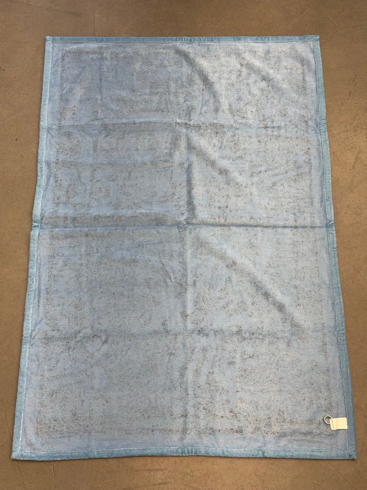 CHROME HEARTS PATTERNED BEACH TOWEL - BLUE