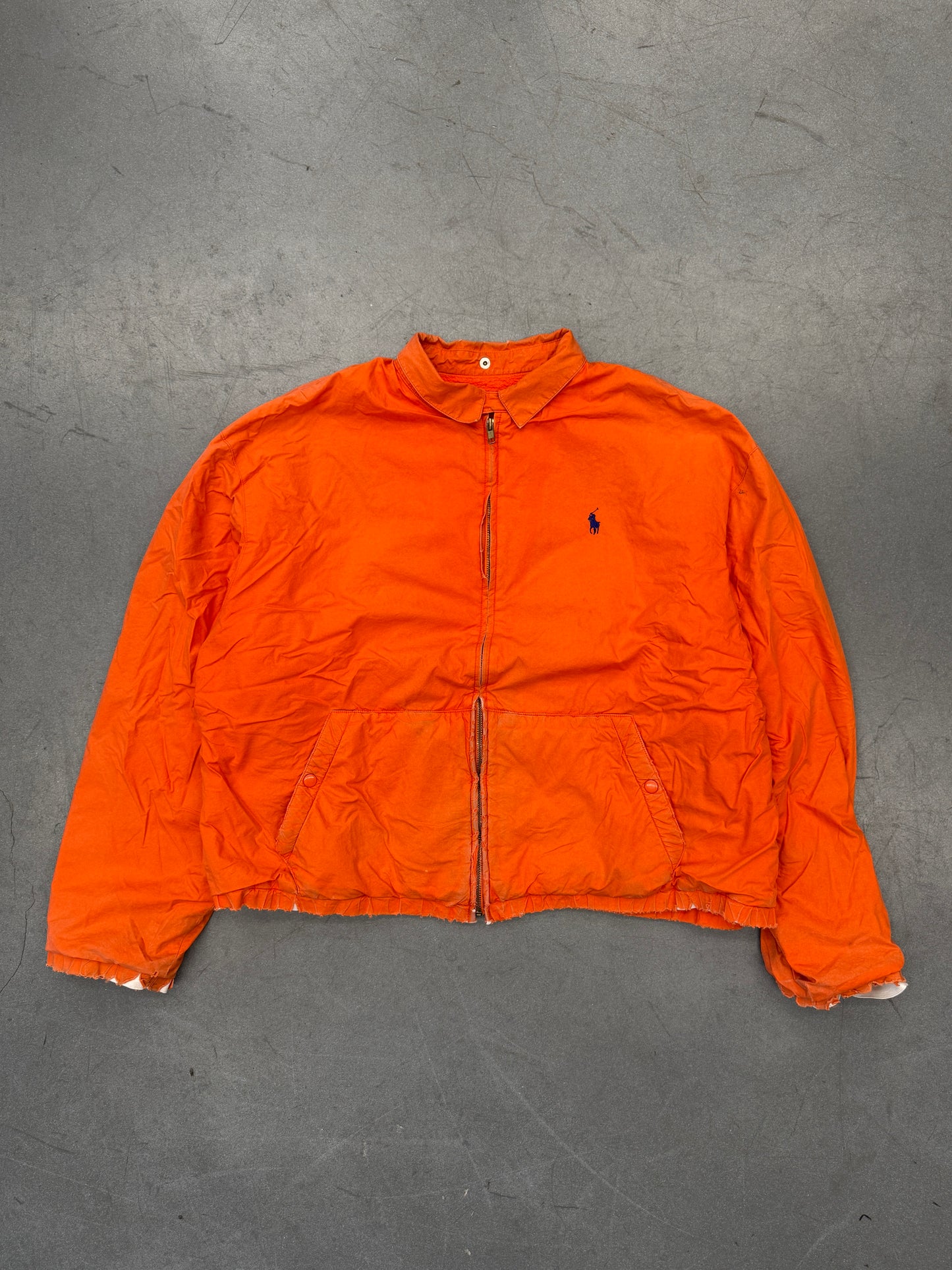 90S POLO RALPH LAUREN FLEECE LINED HARRINGTON JACKET