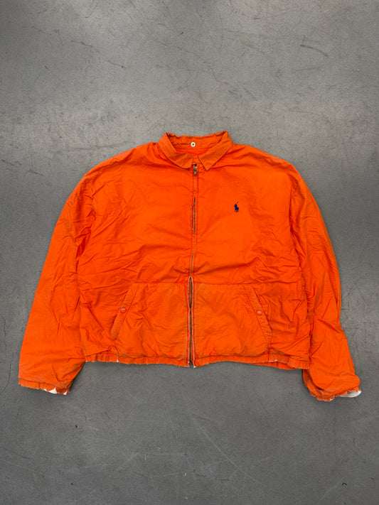 90S POLO RALPH LAUREN FLEECE LINED HARRINGTON JACKET
