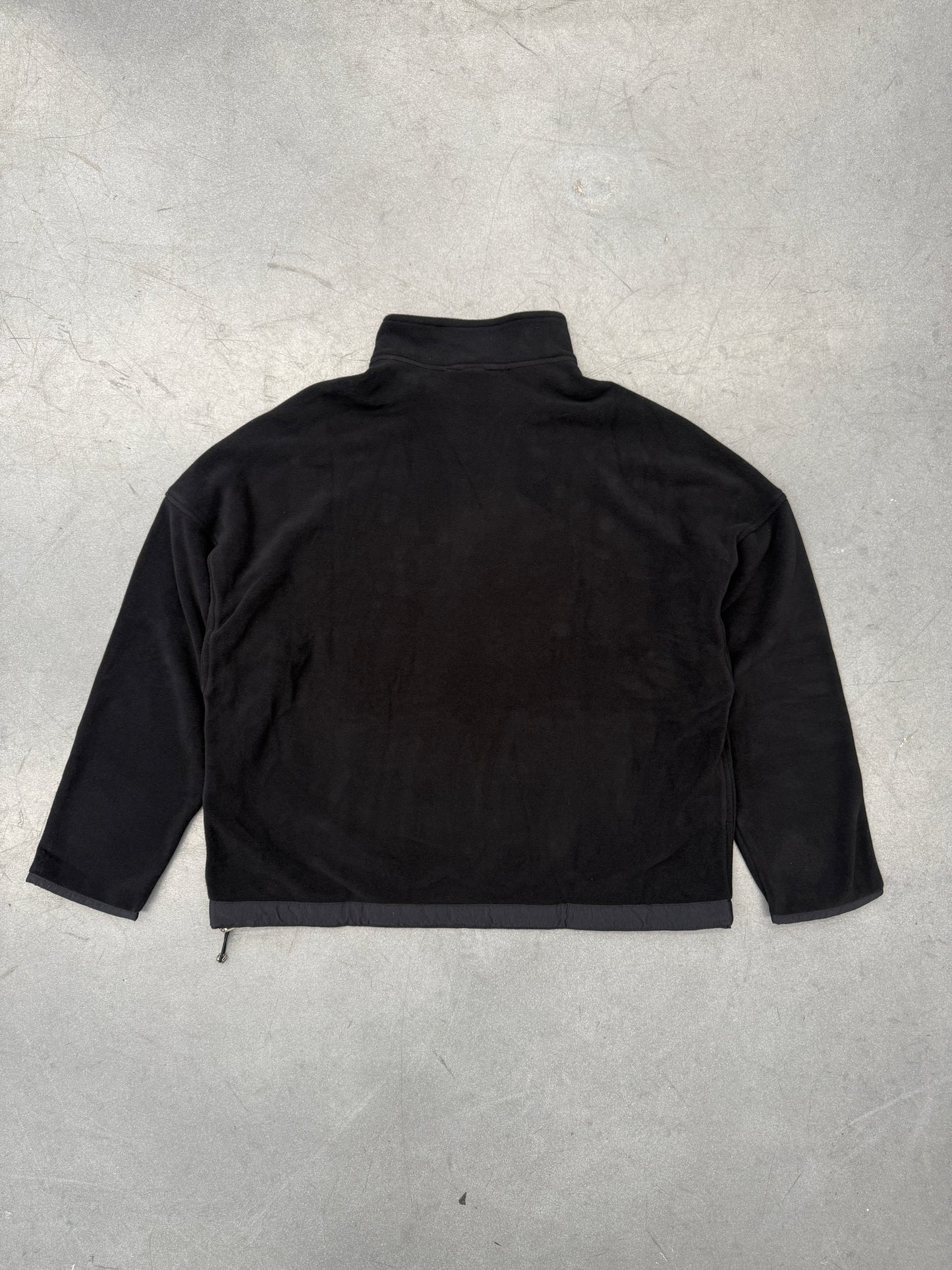 CHROME HEARTS 'TARDY SWEEP' Y NOT POLAR FLEECE QUARTER ZIP SWEATER
