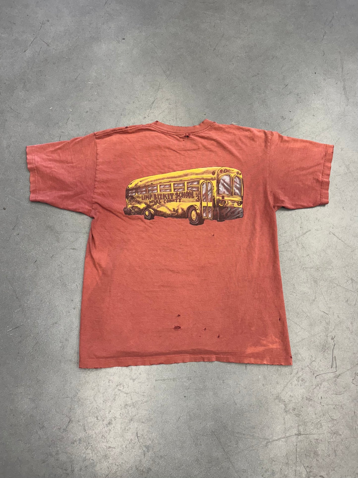 1998 LIMP BIZKIT SCHOOL BUS TEE (PULLED TAG)