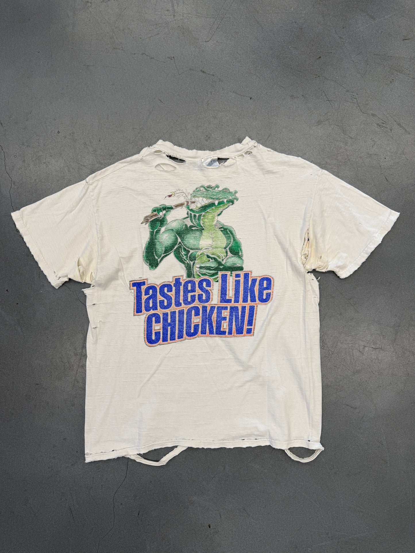 90'S FLORIDA GATORS "LOVE THAT NOLE MEAT!" TEE (HANES TAG)