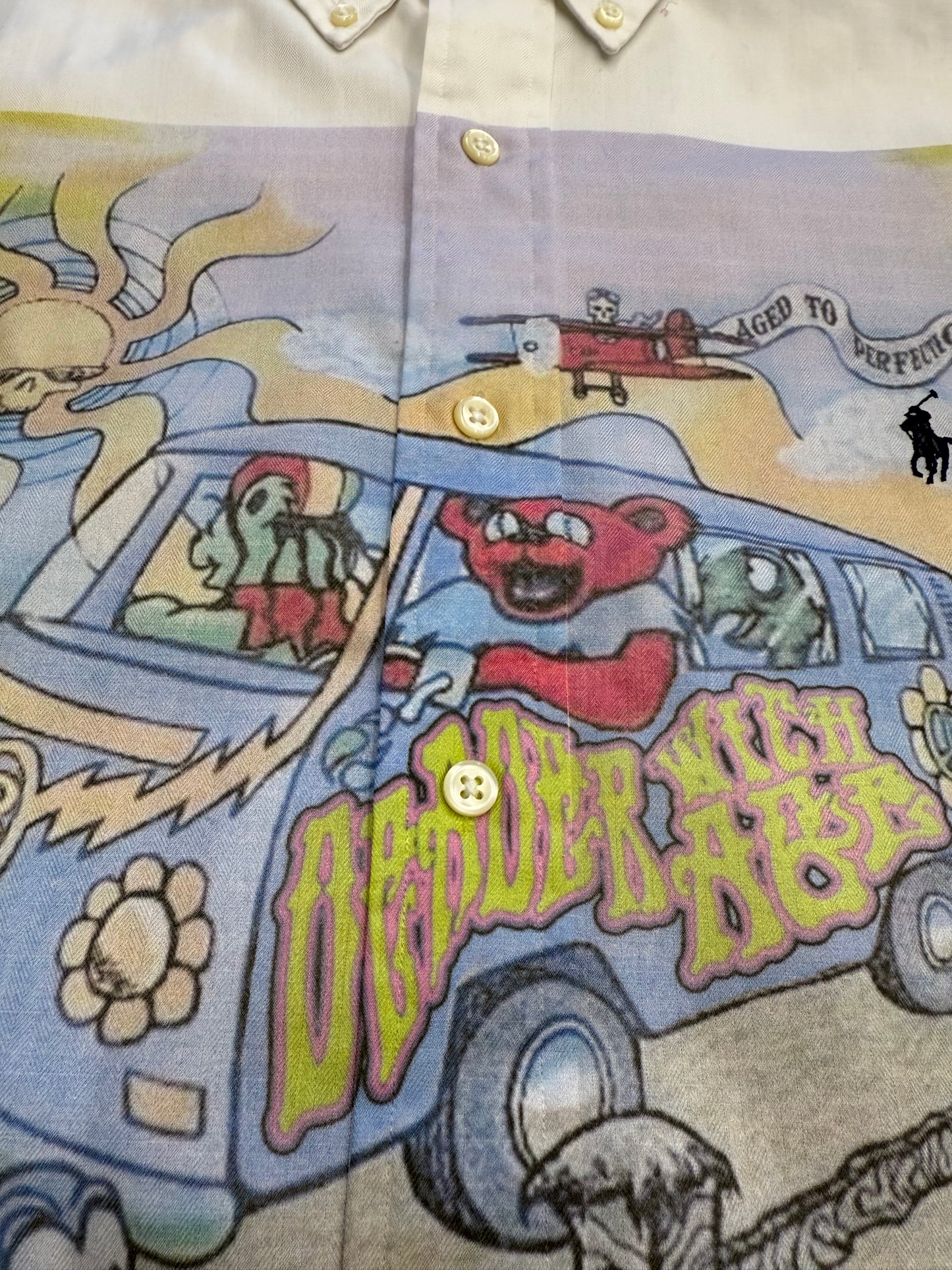 BETTER WITH AGE ROAD TRIP BUTTON-DOWN