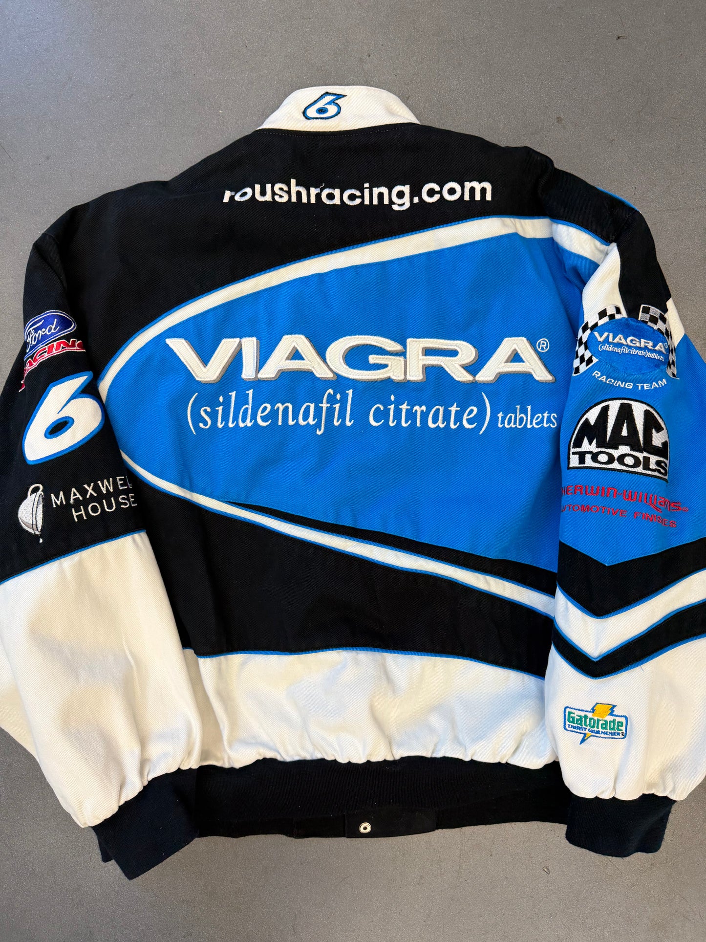 VINTAGE JH DESIGNS VIAGRA NASCAR JACKET