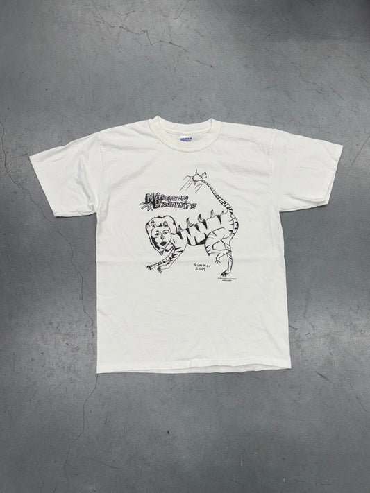 2004 NAPOLEON DYNAMITE SUMMER 2004 LIGER DRAWING MOVIE PROMO TEE (GILDAN TAG)