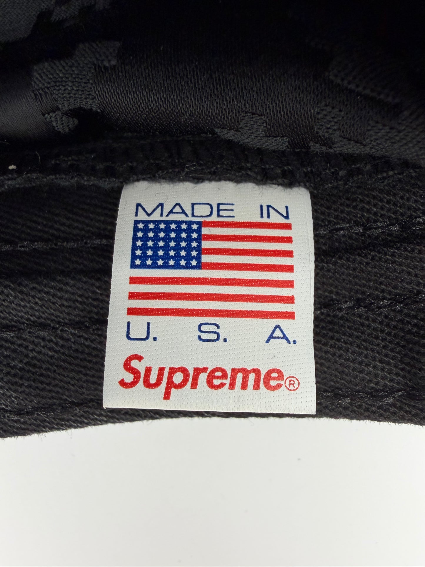 SS20 SUPREME SATIN DIGI CAMO CAP - BLACK