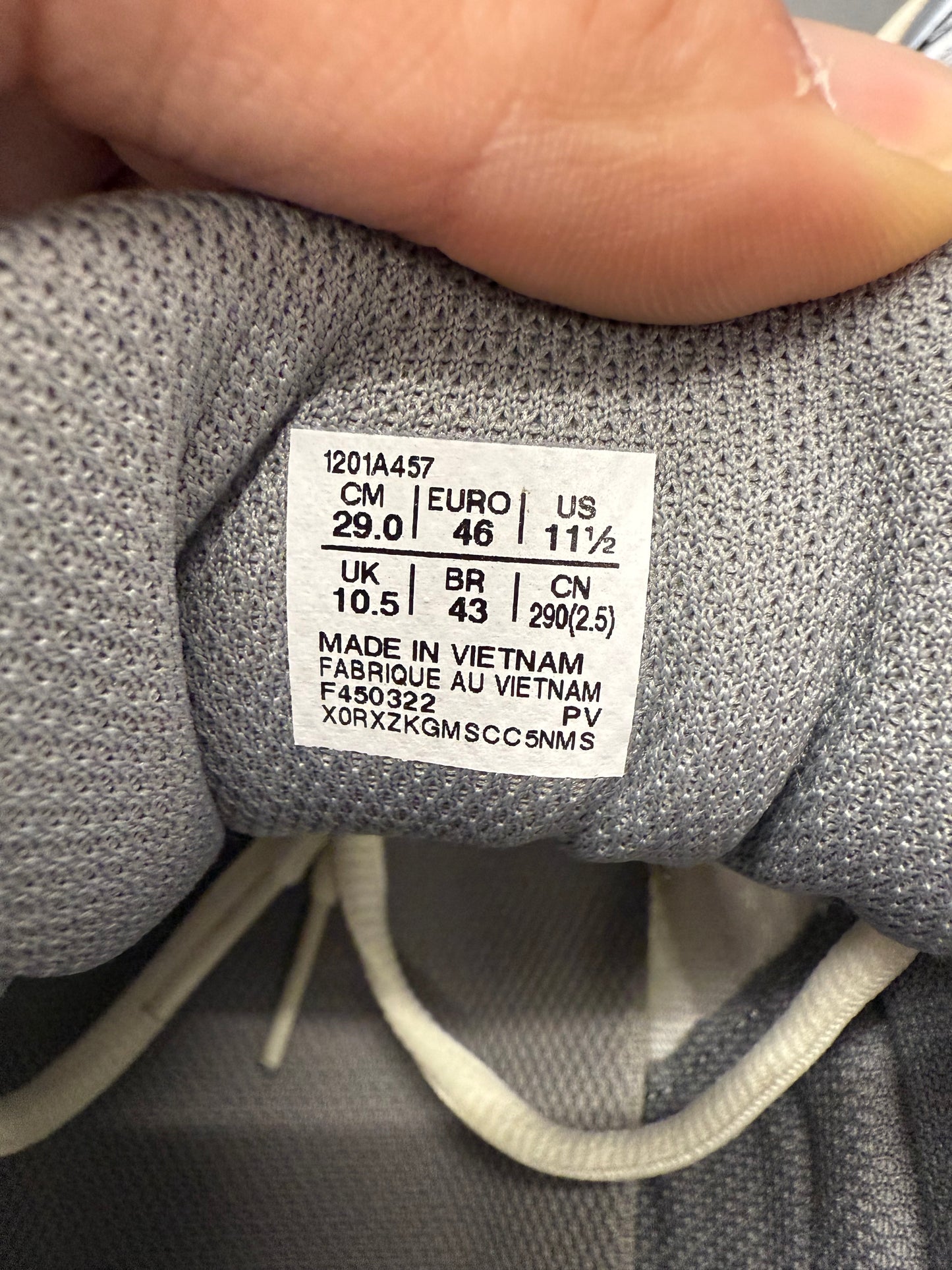 2022 SIZE 11.5 ASICS GEL-KAYANO 14 JJJJOUND SILVER BLACK (PRE-OWNED WITH BOX)