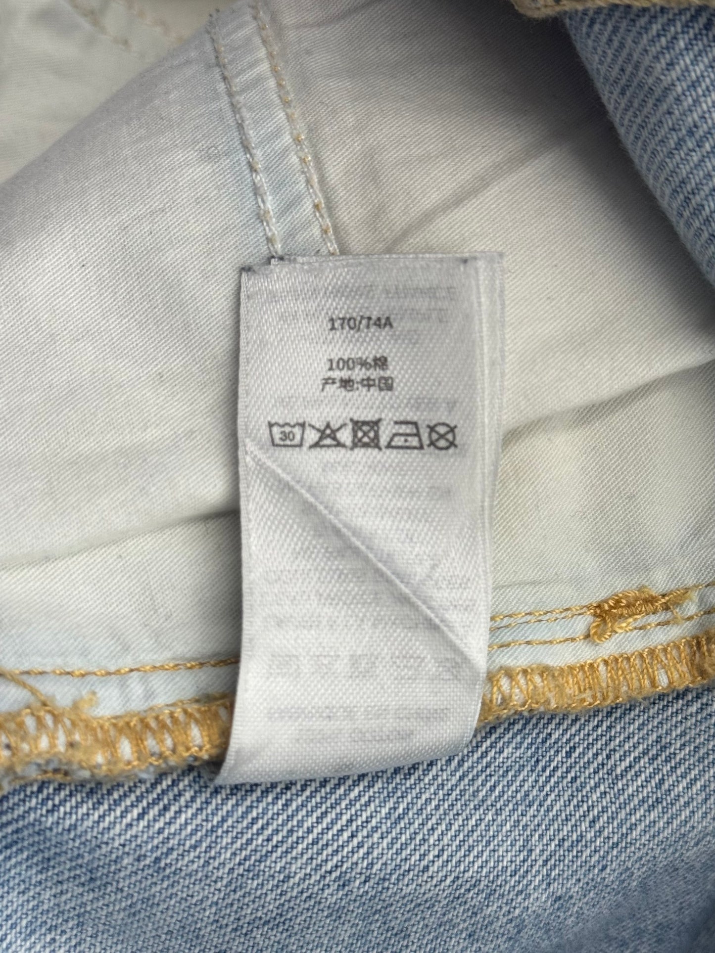 STUSSY "BIG OL" JEANS LIGHT WASH