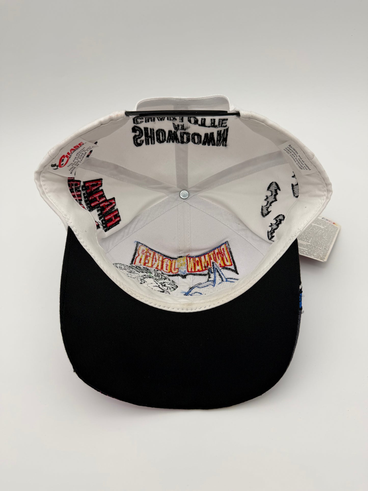 1998 BATMAN VS. JOKER SHOWDOWN AT CHARLOTTE RARE NASCAR SNAPBACK HAT NEW WITH TAGS