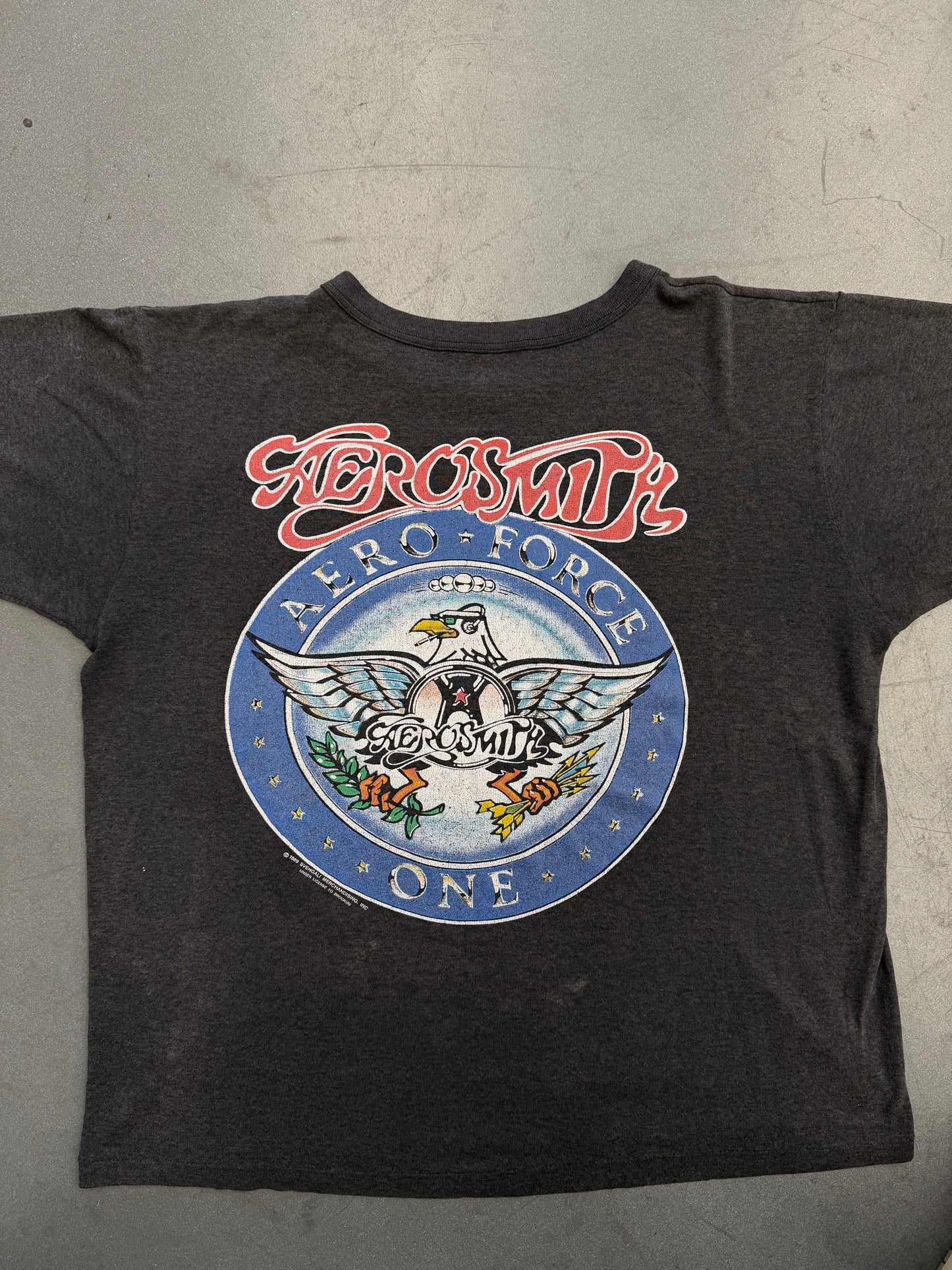 1989 AEROSMITH AERO FORCE ONE TEE (PULLED TAG)