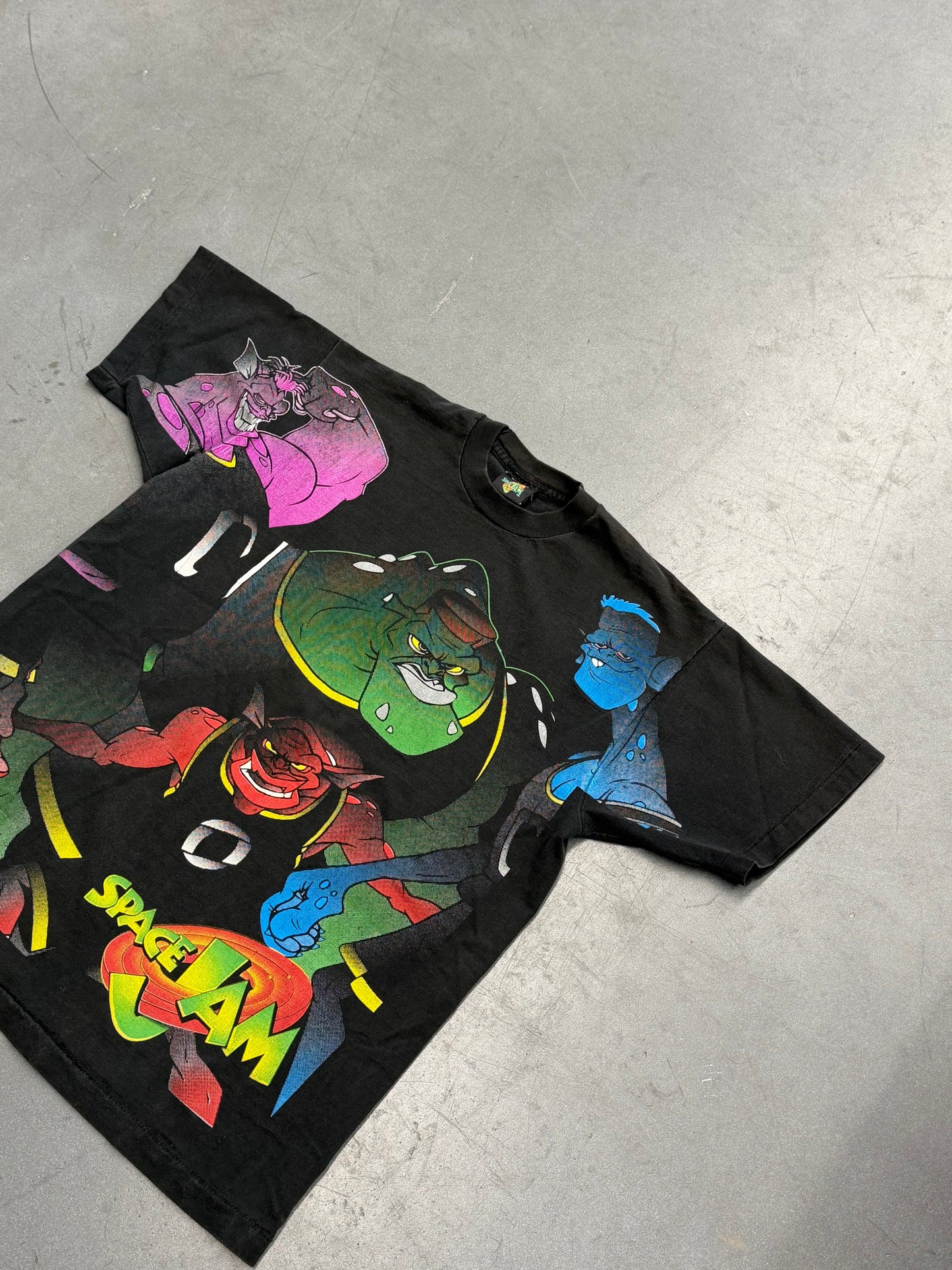 1996 SPACE JAM MONSTARS AOP MOVIE PROMO TEE