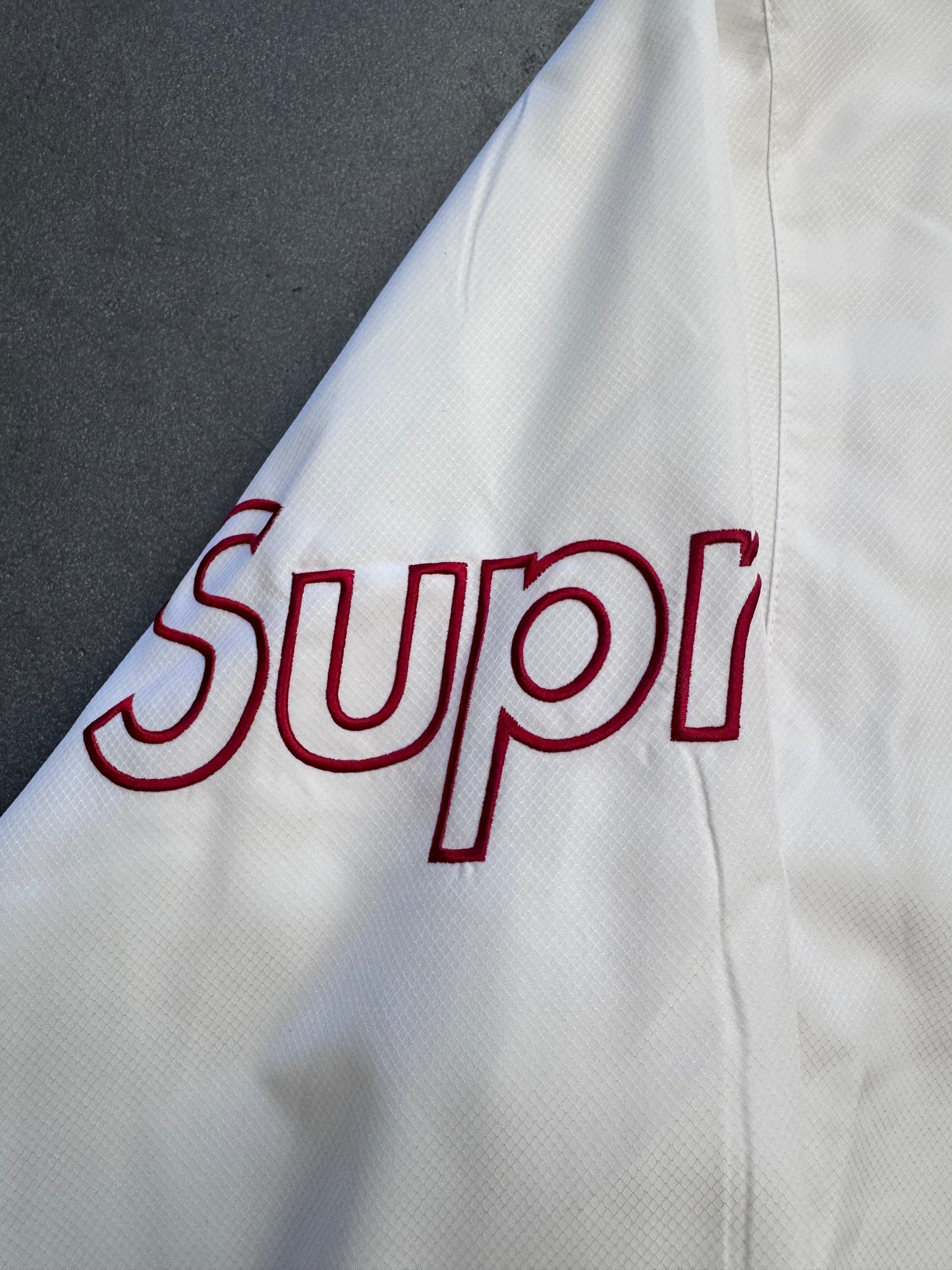 FW19 SUPREME LACOSTE PUFFY ZIPPER / TRACK PANTS