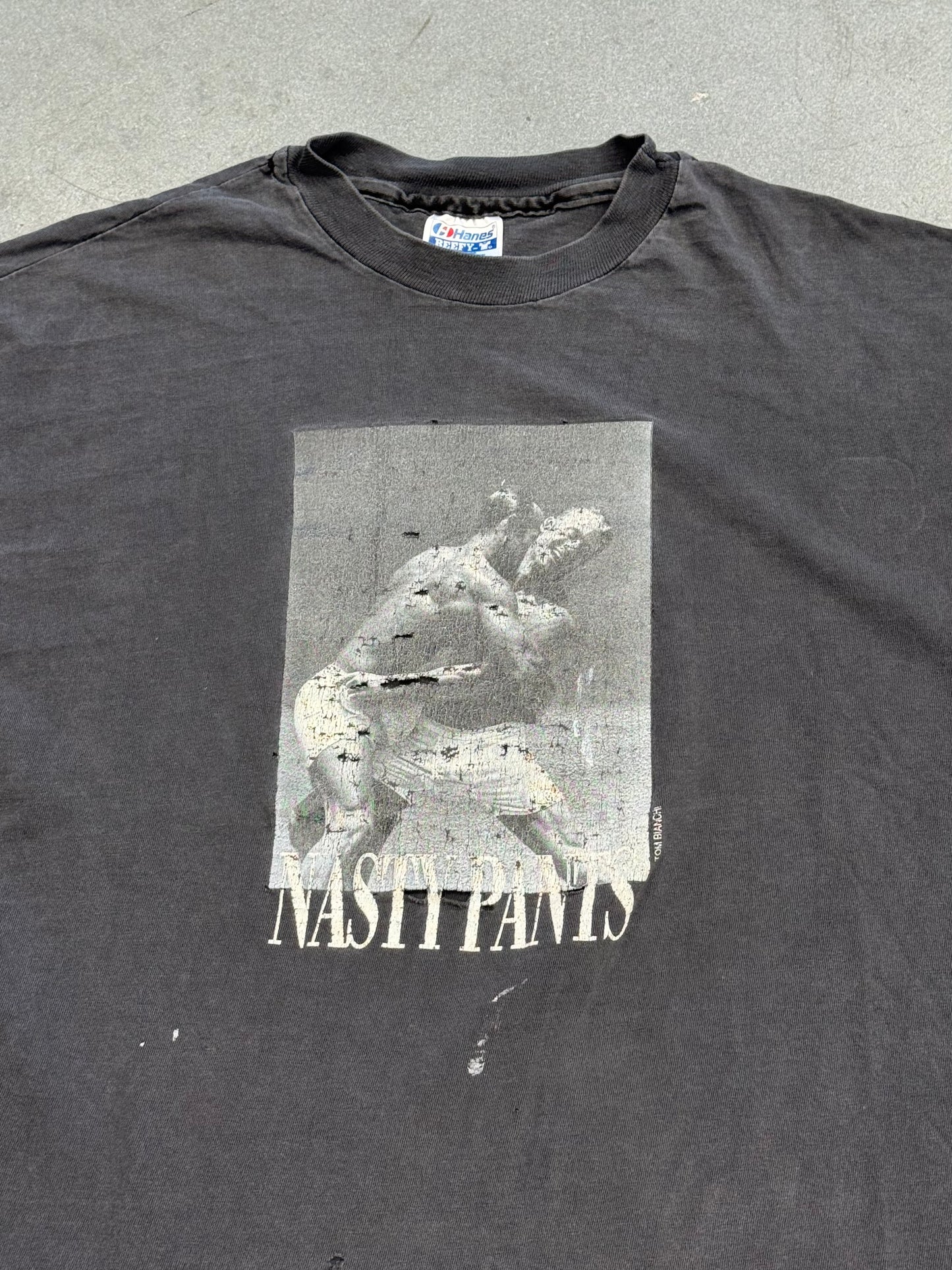 90S TOM BIANCHI NASTY PANTS TEE (HANES BEEFY-T TAG)