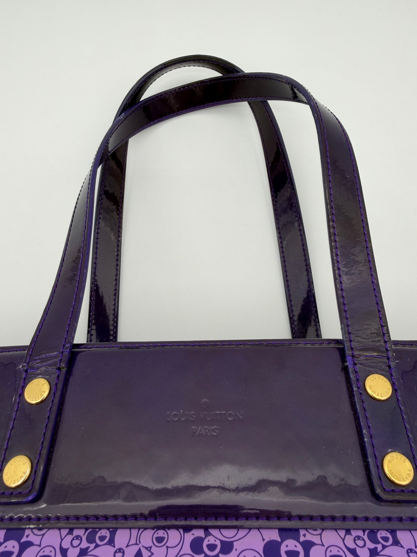 2010 LOUIS VUITTON X TAKASHI MURAKAMI COSMIC BLOSSOM PM TOTE BAG