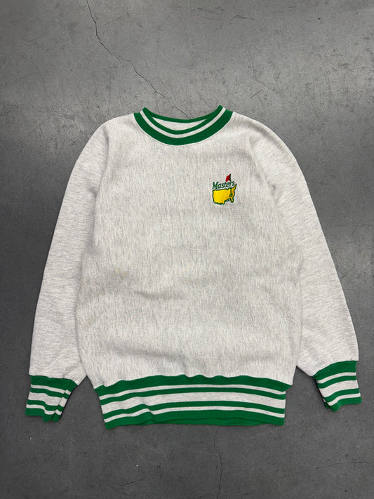 90S MASTERS GOLF RIBBED CREWNECK SWEATER (RUGGED SWEATS TAG)