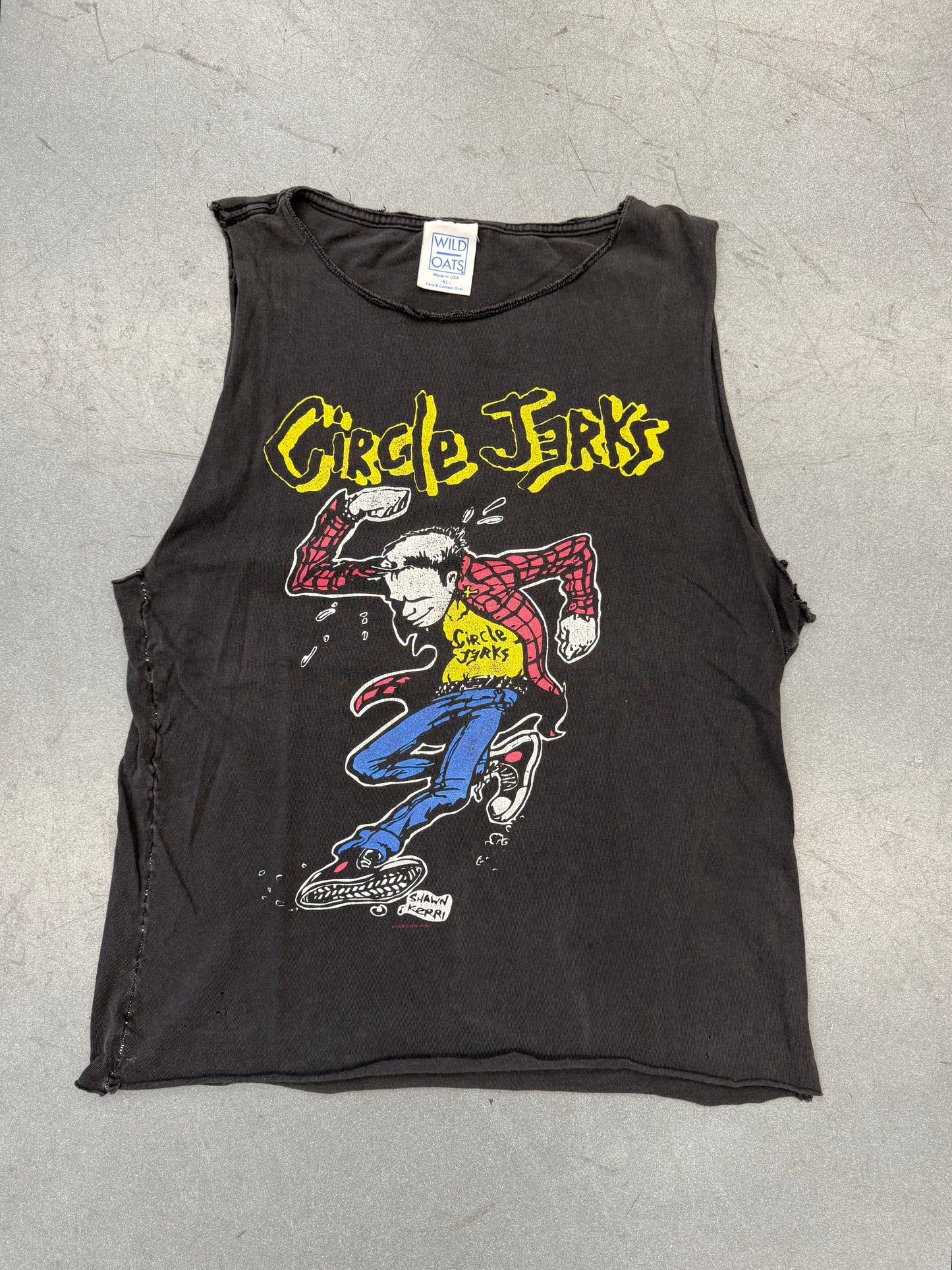 1995 CIRCLE JERKS SHAWN KERRI CUT OFF (WILD OATS TAG)