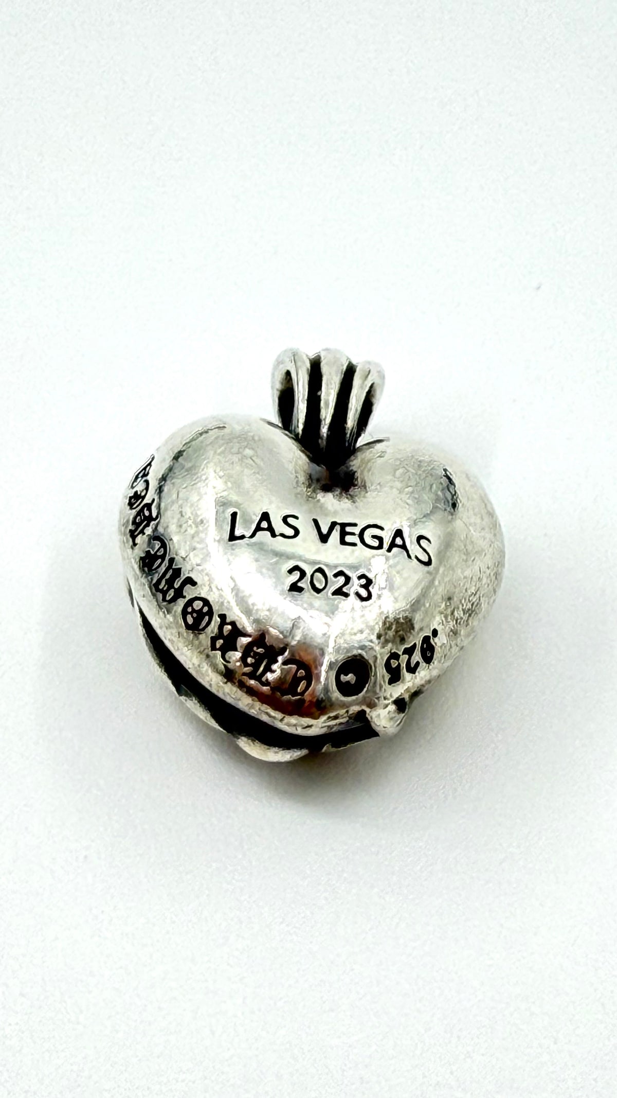 CHROME HEARTS LAS VEGAS VINE HEART SILVER PENDANT