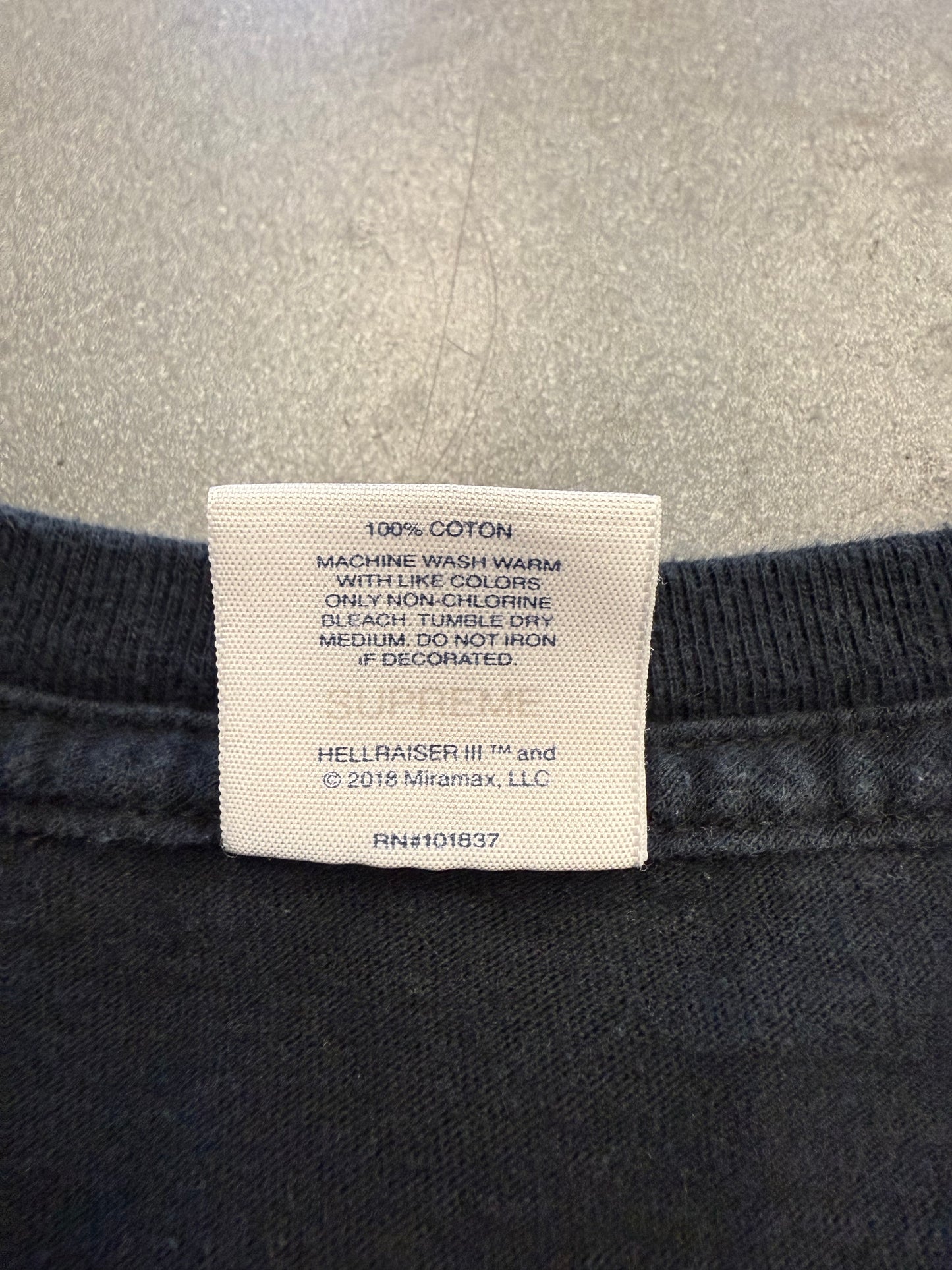 SS18 SUPREME HELLRAISER HELL ON EARTH TEE - BLACK