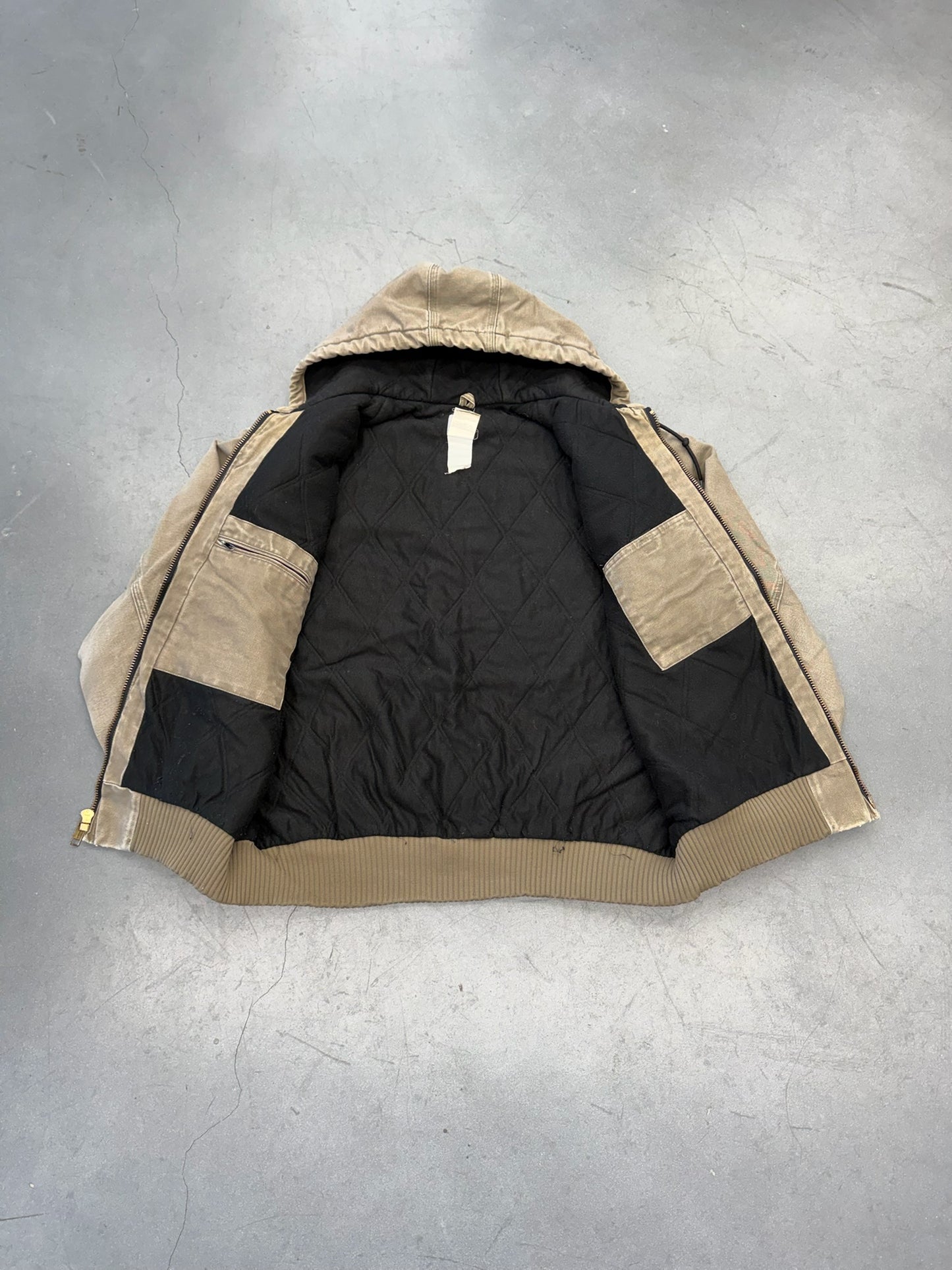90S CARHARTT INSULATED CANVAS WORK JACKET (J130DES)