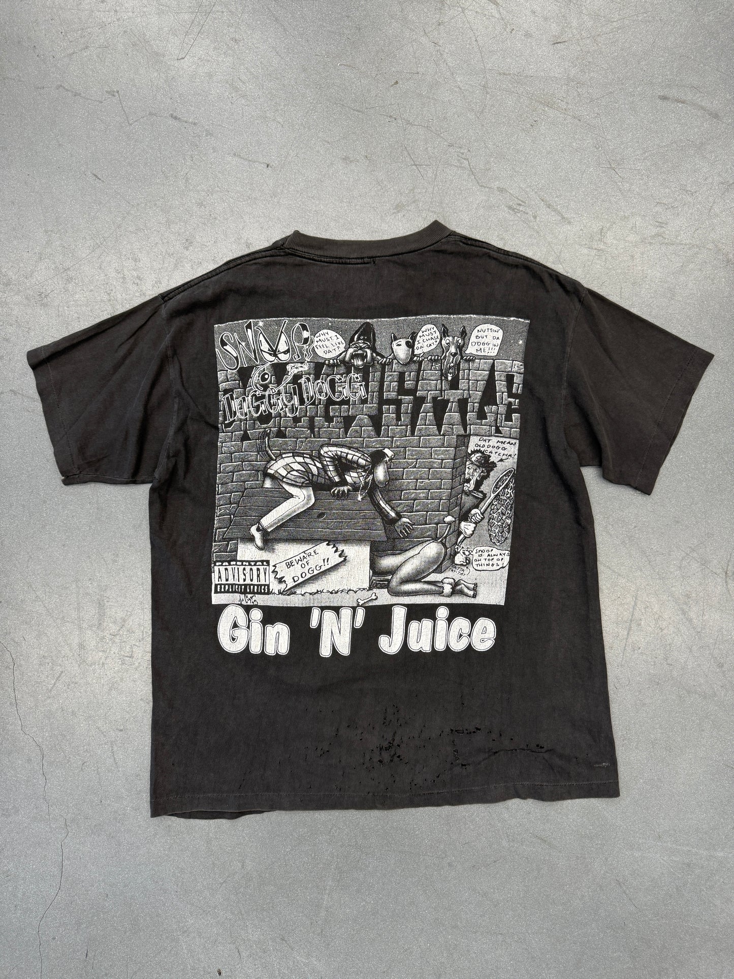 SNOOP DOGGY DOG BOOTLEG TEE (FADED TAG)