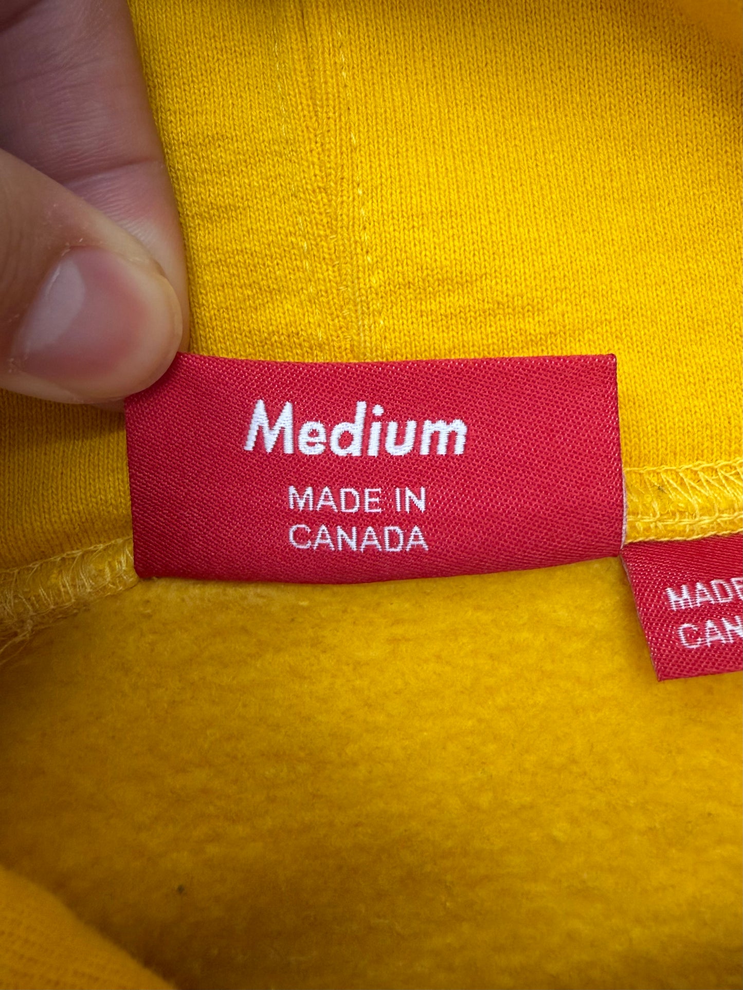 FW25 SUPREME ANTIHERO HOODED SWEATSHIRT  - YELLOW