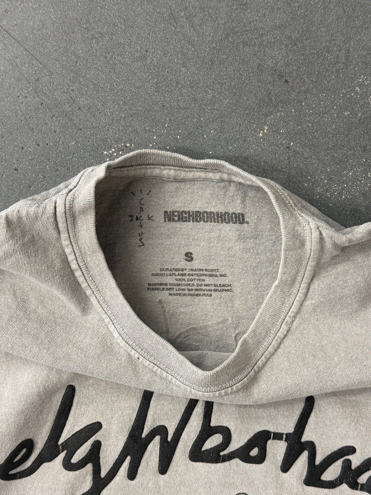 2021 TRAVIS SCOTT CACTUS JACK X NEIGHBORHOOD CAROUSEL TEE