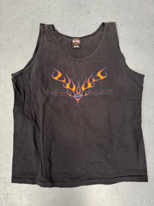 2003 HARLEY-DAVIDSON HOLLINGSSOWRTH ST. AUGUSTINE, FLORIDA GATOR ON BIKE TANK TOP (HARLEY TAG)