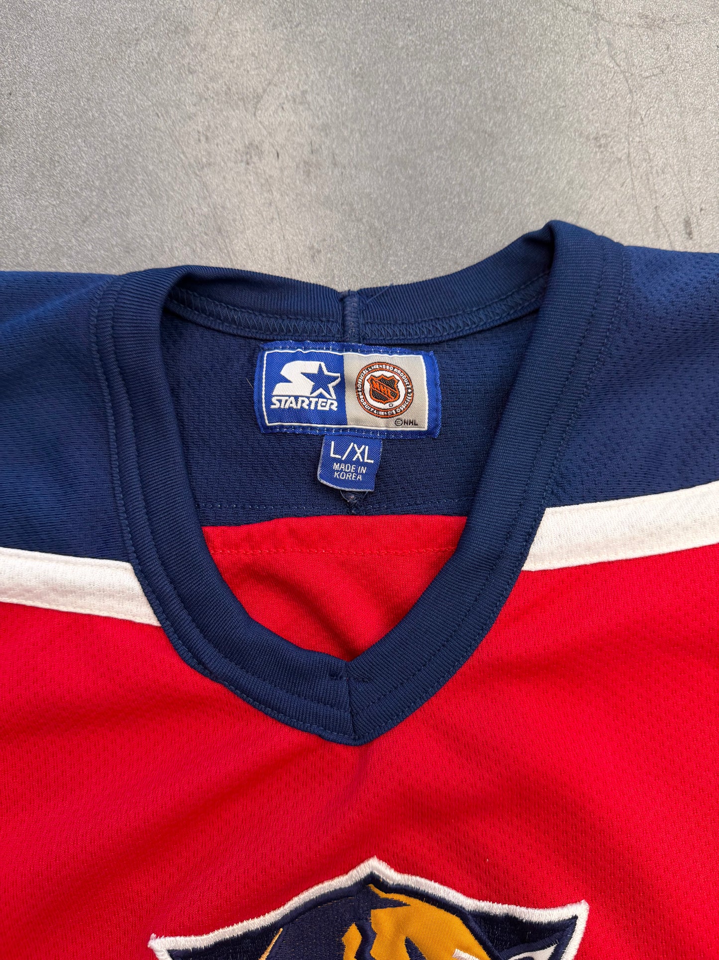 YOUTH FLORIDA PANTHERS NHL STARTER RED HOCKEY JERSEY
