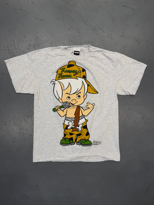 1993 THE FLINTSTONES BAM BAM  DOUBLE SIDED TEE (TULTEX TAG)