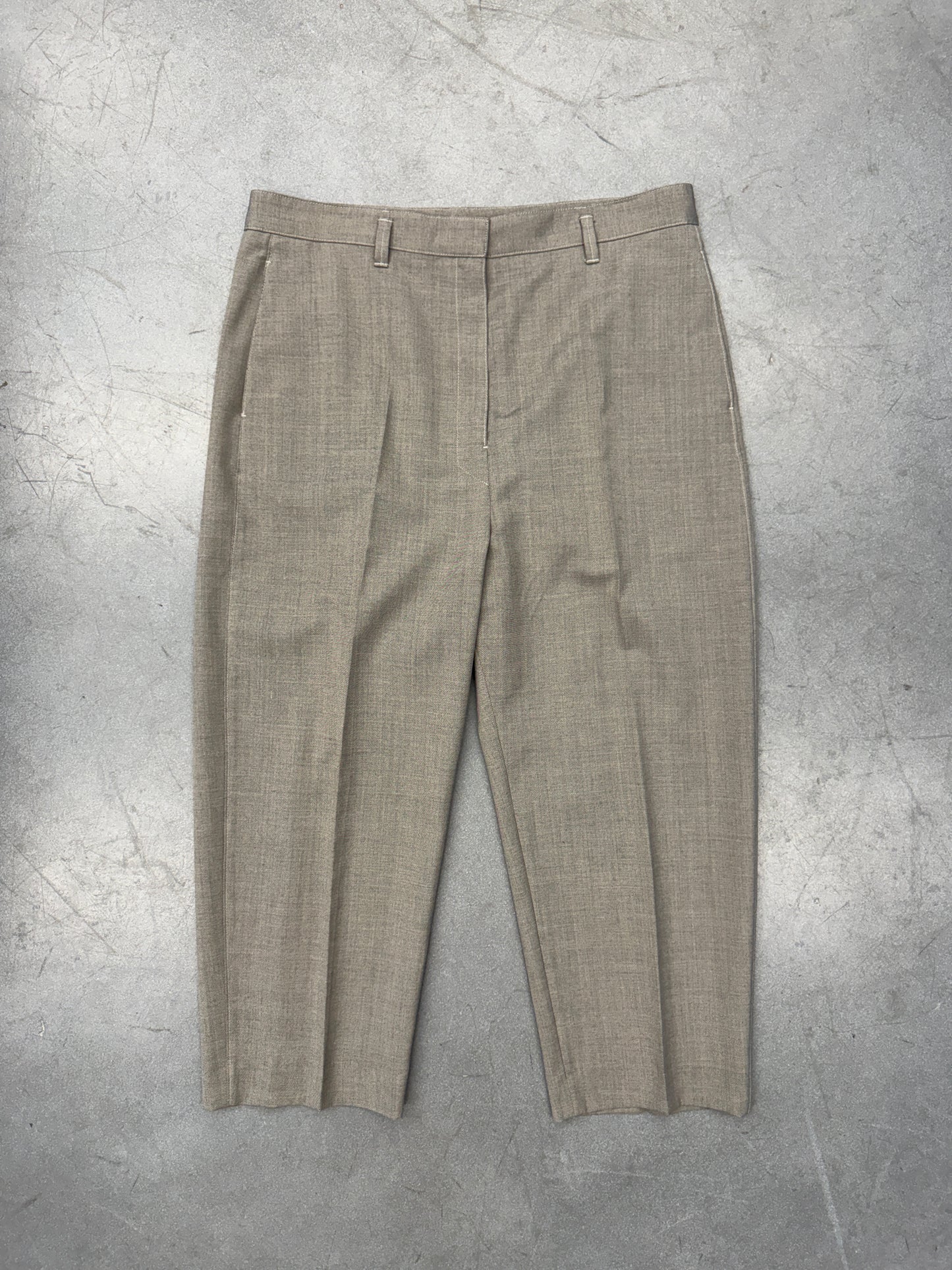 LEMAIRE WOOL-BLEND CASUAL TROUSERS