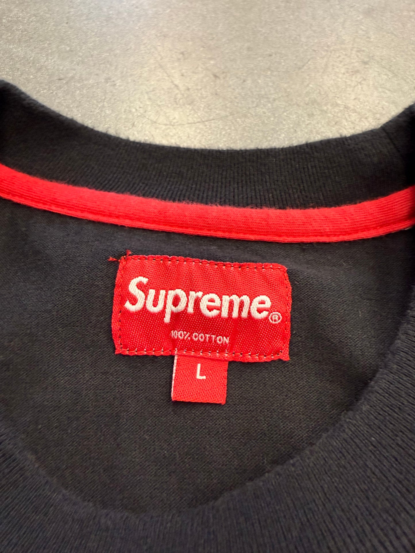 SUPREME SMALL BOX LOGO TEE BLACK