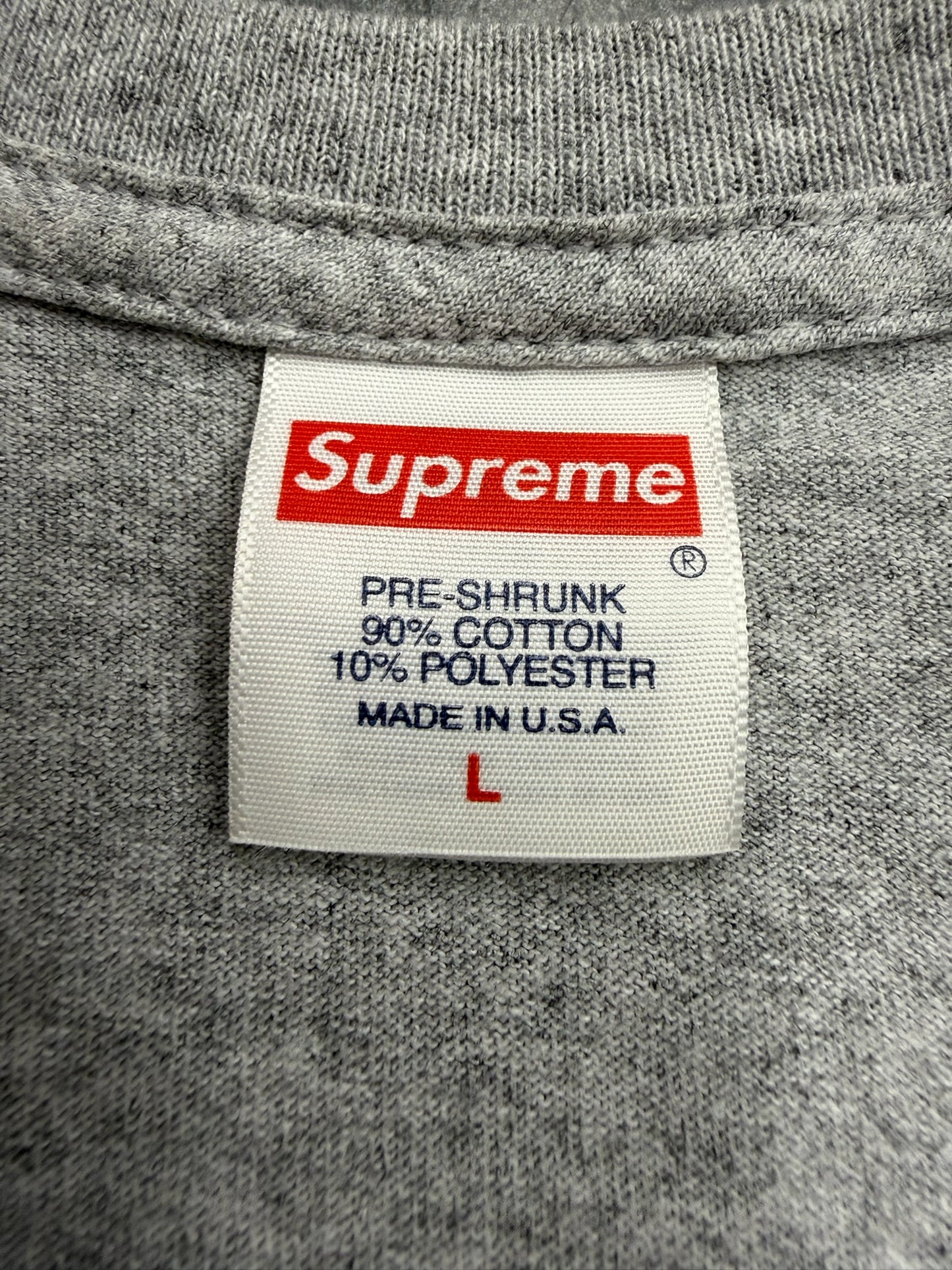 SS24 SUPREME FUTURA BOX LOGO TEE - HEATHER GREY