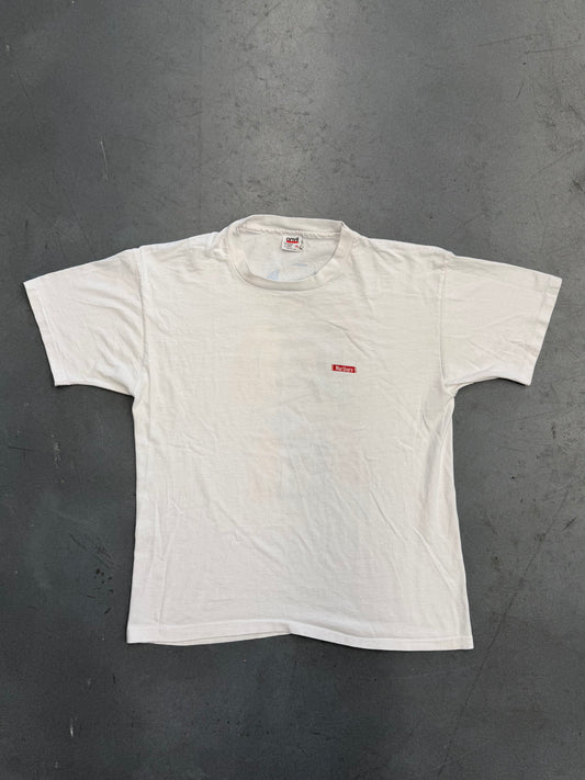 90S MARLBORO WILD WEST COWBOY LASSO TEE (ANVIL TAG)