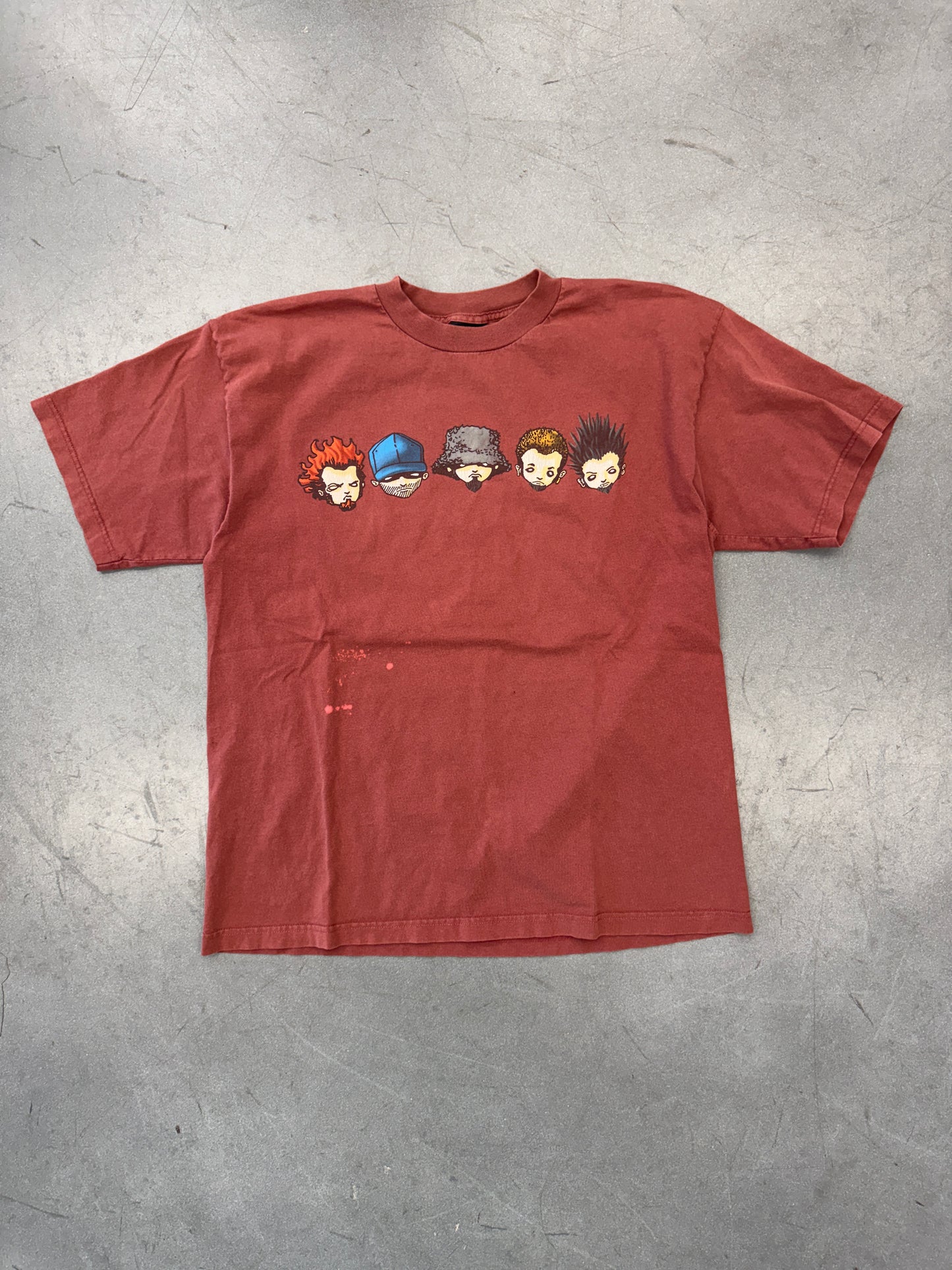 1998 LIMP BIZKIT DUVAL SCHOOL BUS TEE (GIANT TAG)