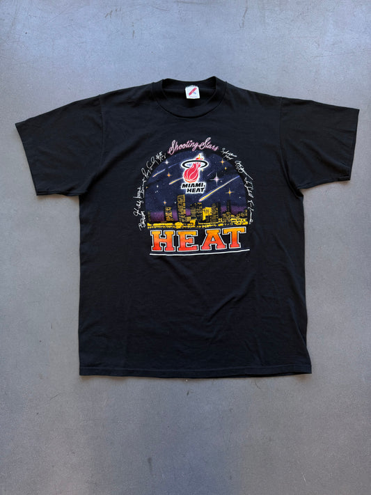 1989 MIAMI HEAT SHOOTING STARS CITY VIEW TEE (JERZEES TAG)