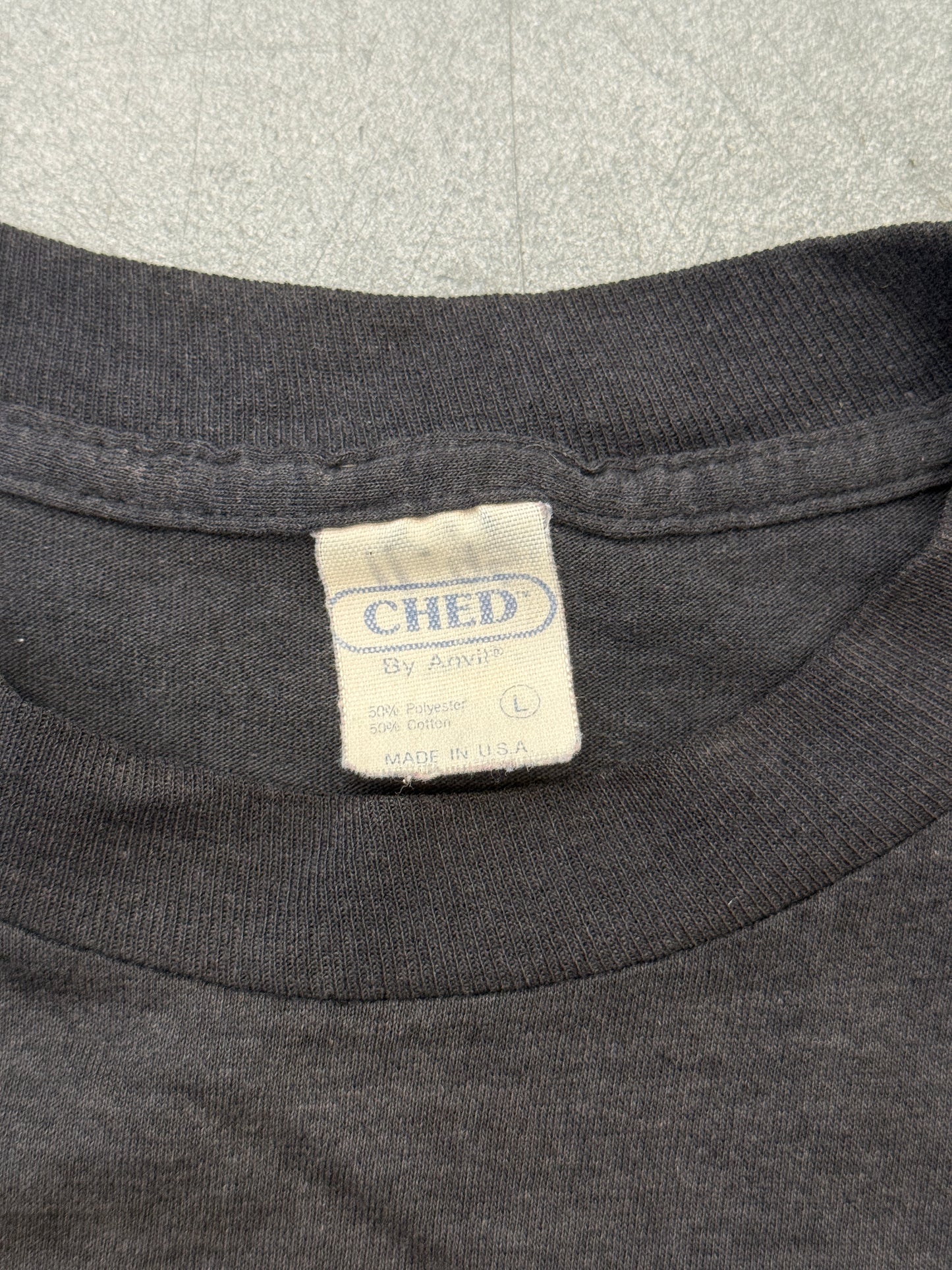 1987 "GUNS N ROSES WAS HERE" DOUBLE REVOLVER ALBUM COVER TEE (CHED TAG)